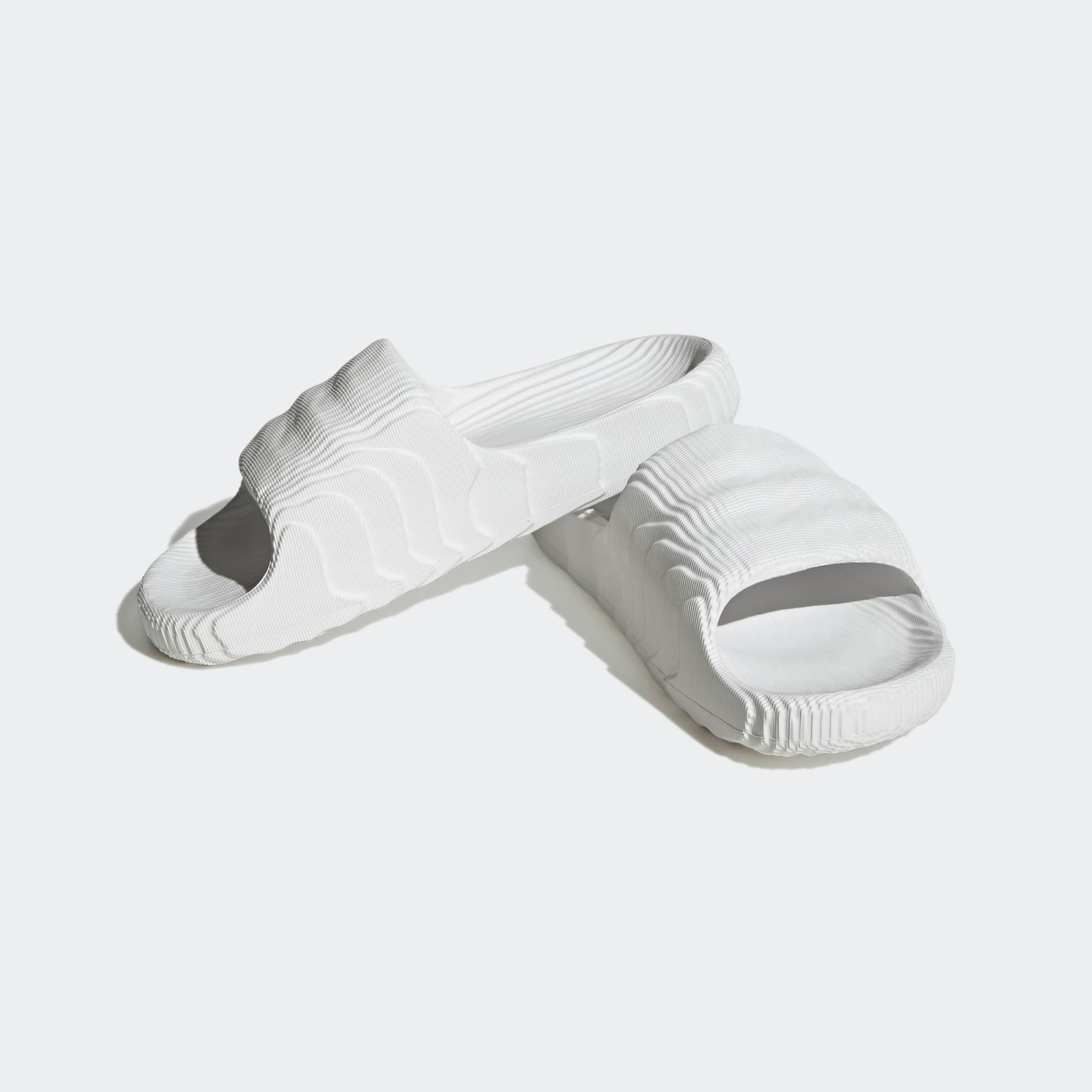  adidas Adilette 22 Slides - Crystal White 