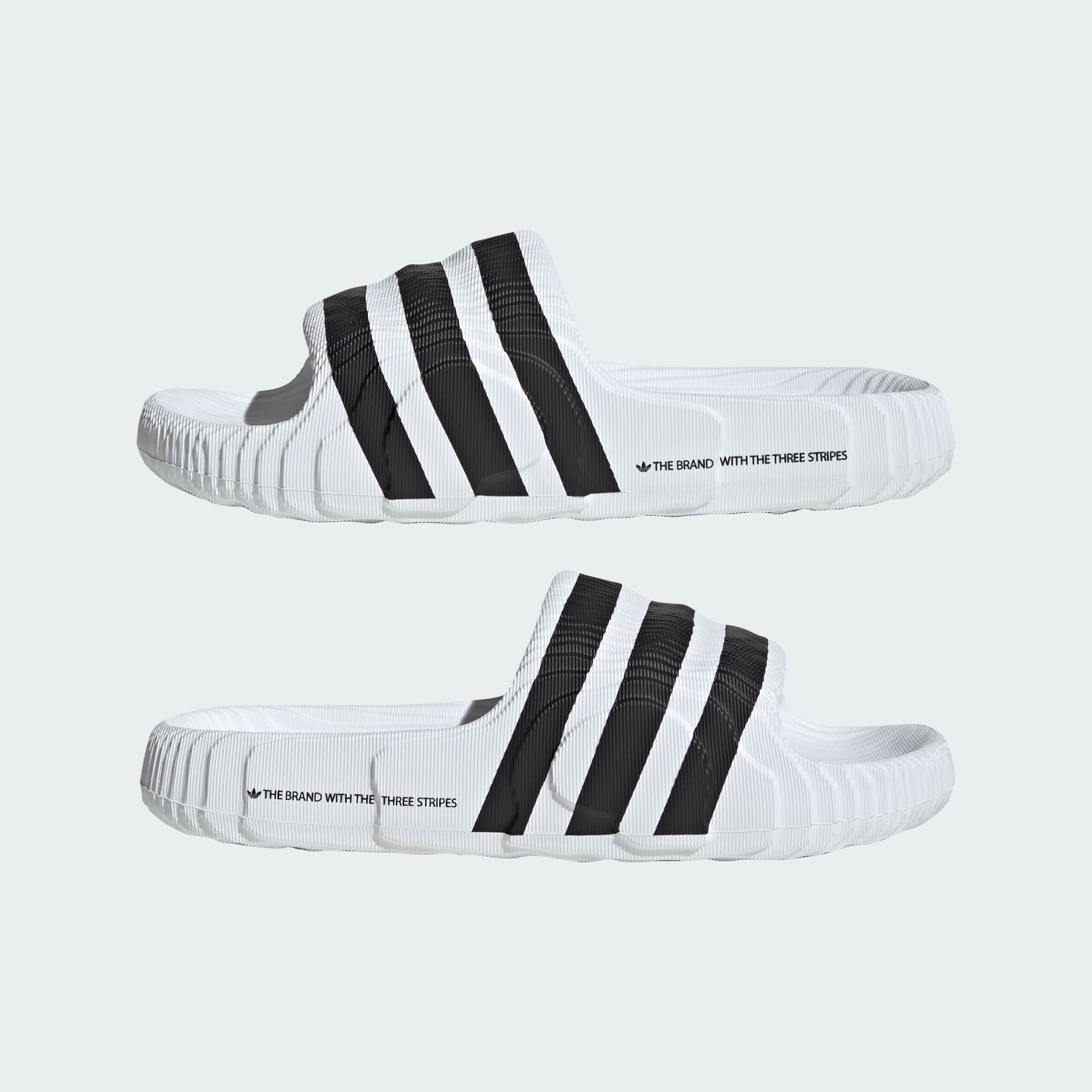  adidas Adilette 22 - White / Black 