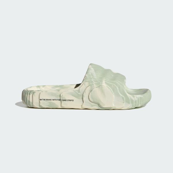  adidas Adilette 22 Slides - Cream White / Linen Green 