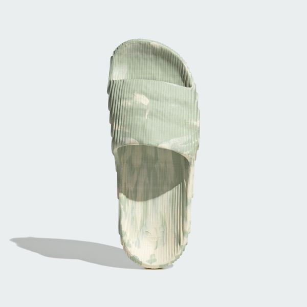  adidas Adilette 22 Slides - Cream White / Linen Green 