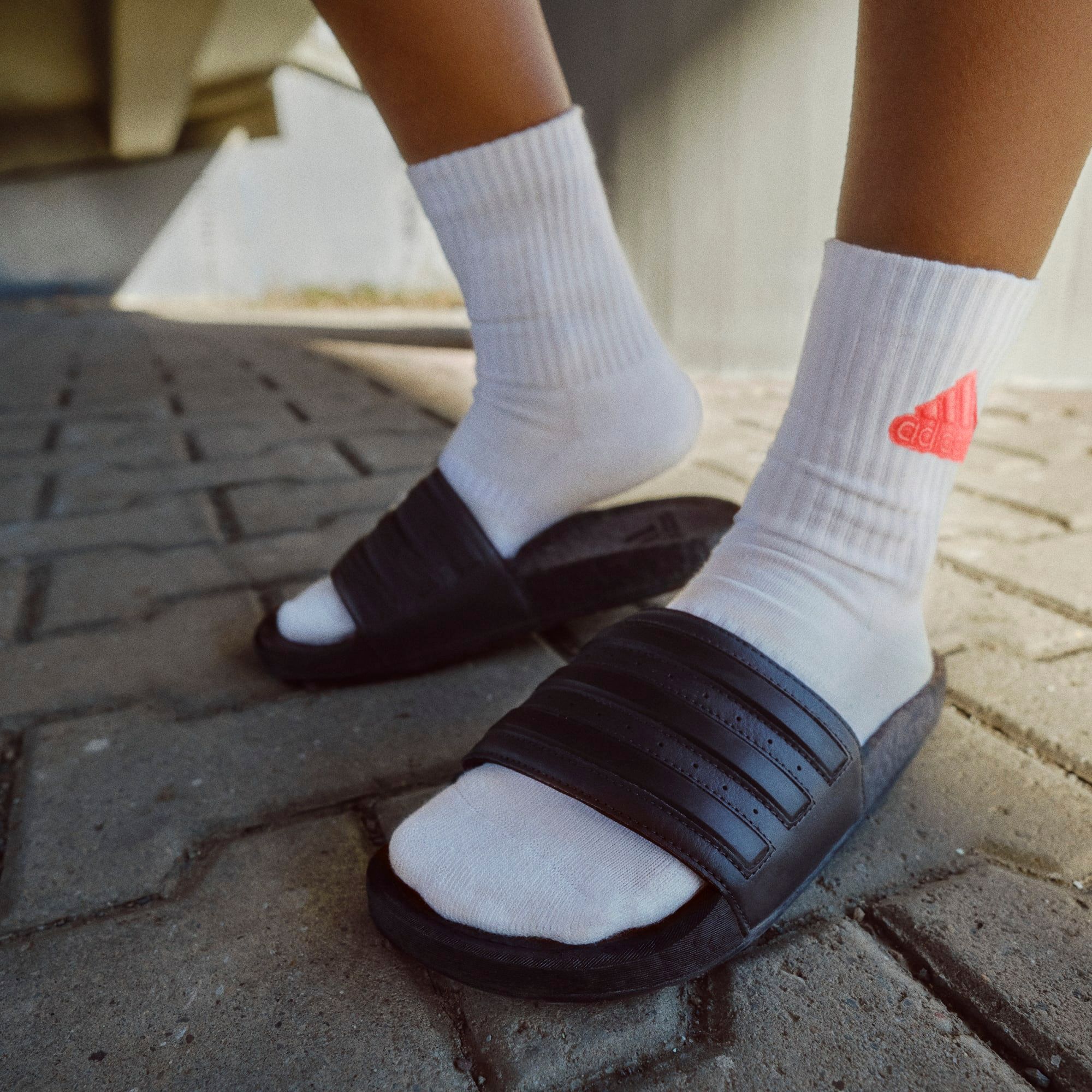  adidas Adilette Boost Slides - Carbon 