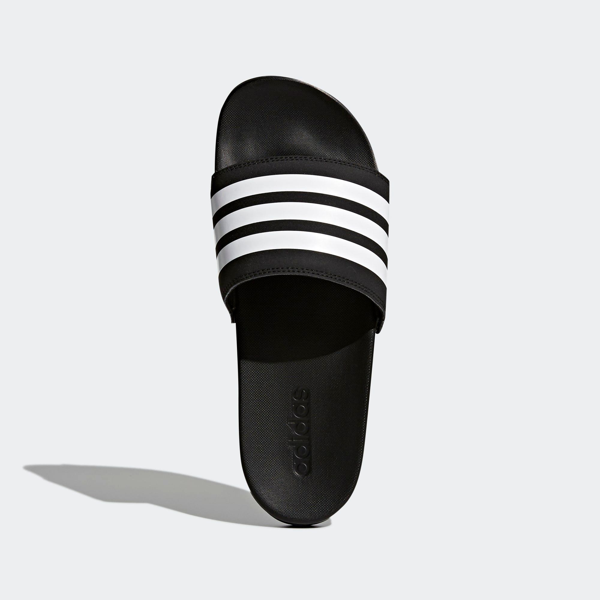 adidas Adilette Comfort Slides - Black/White