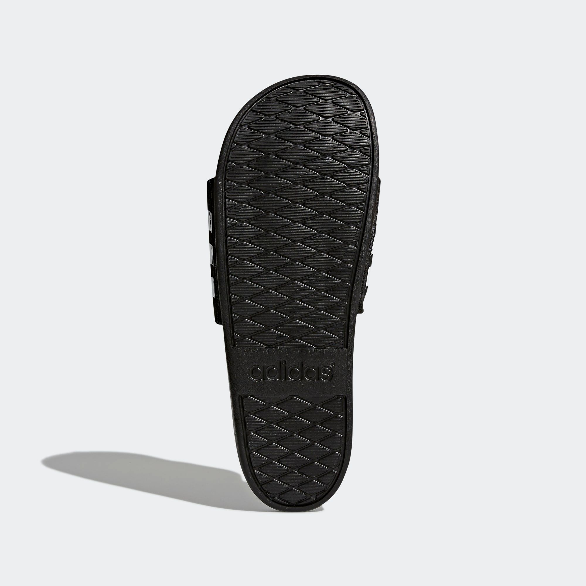 adidas Adilette Comfort Slides - Black/White