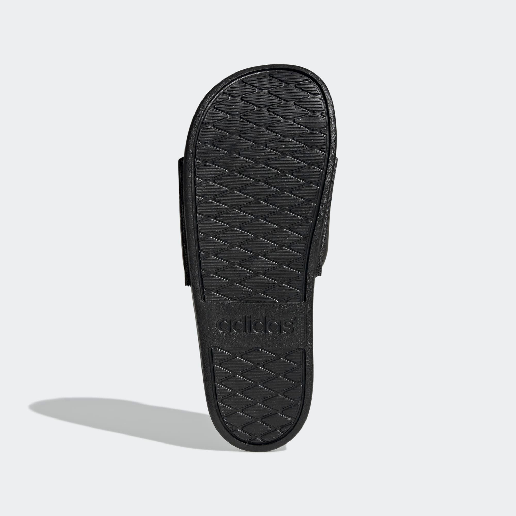  adidas Adilette Comfort Slides - Black/Carbon 