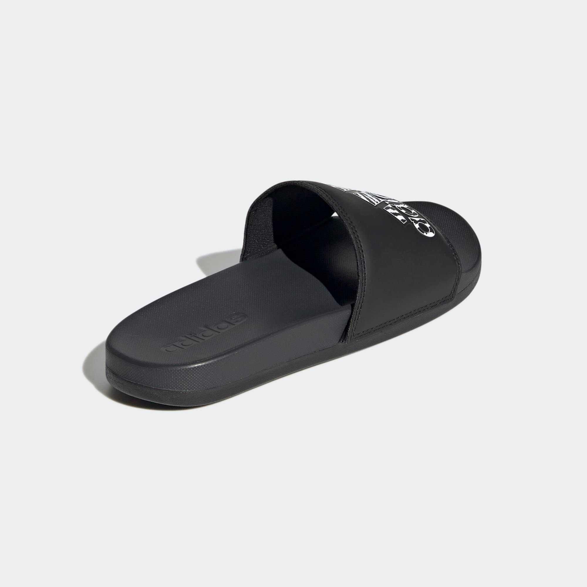 adidas Adilette Comfort Slides - Black/Carbon