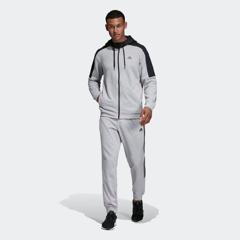 adidas Cotton Energize Track Pants 'Grey'
