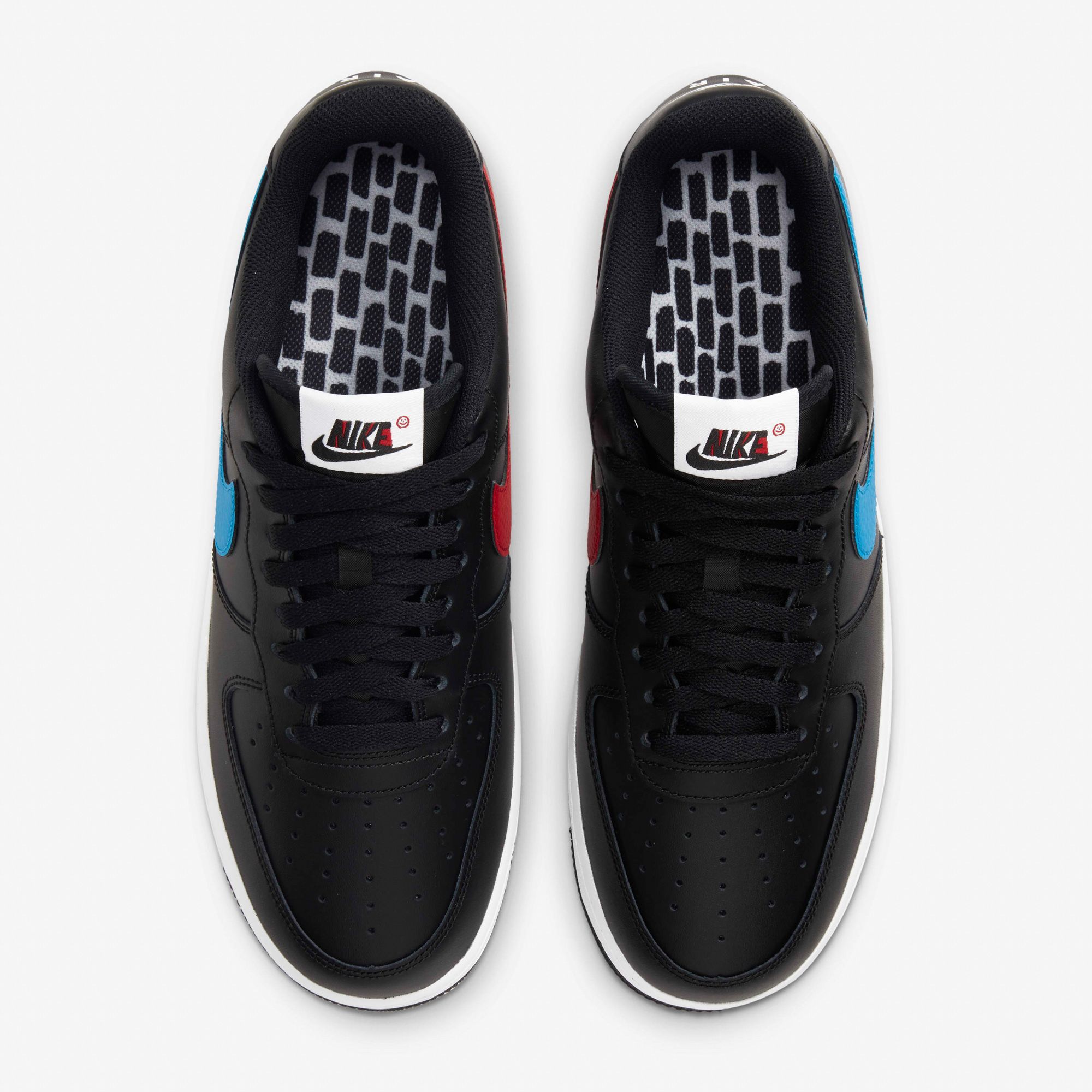 Nike Air Force 1 '07 - Black/University Red/Photo Blue