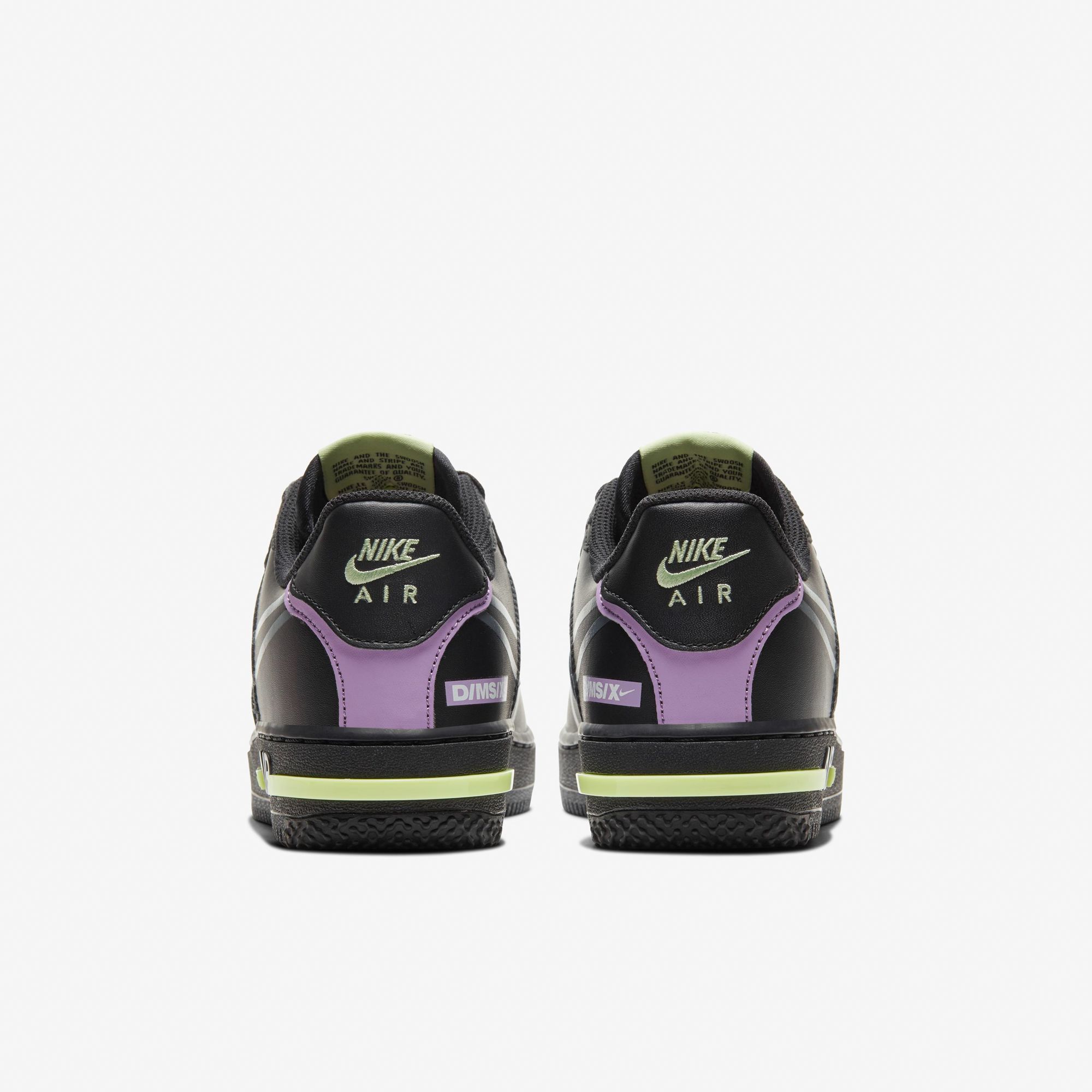 Nike Air Force 1 React GS - Triple Black
