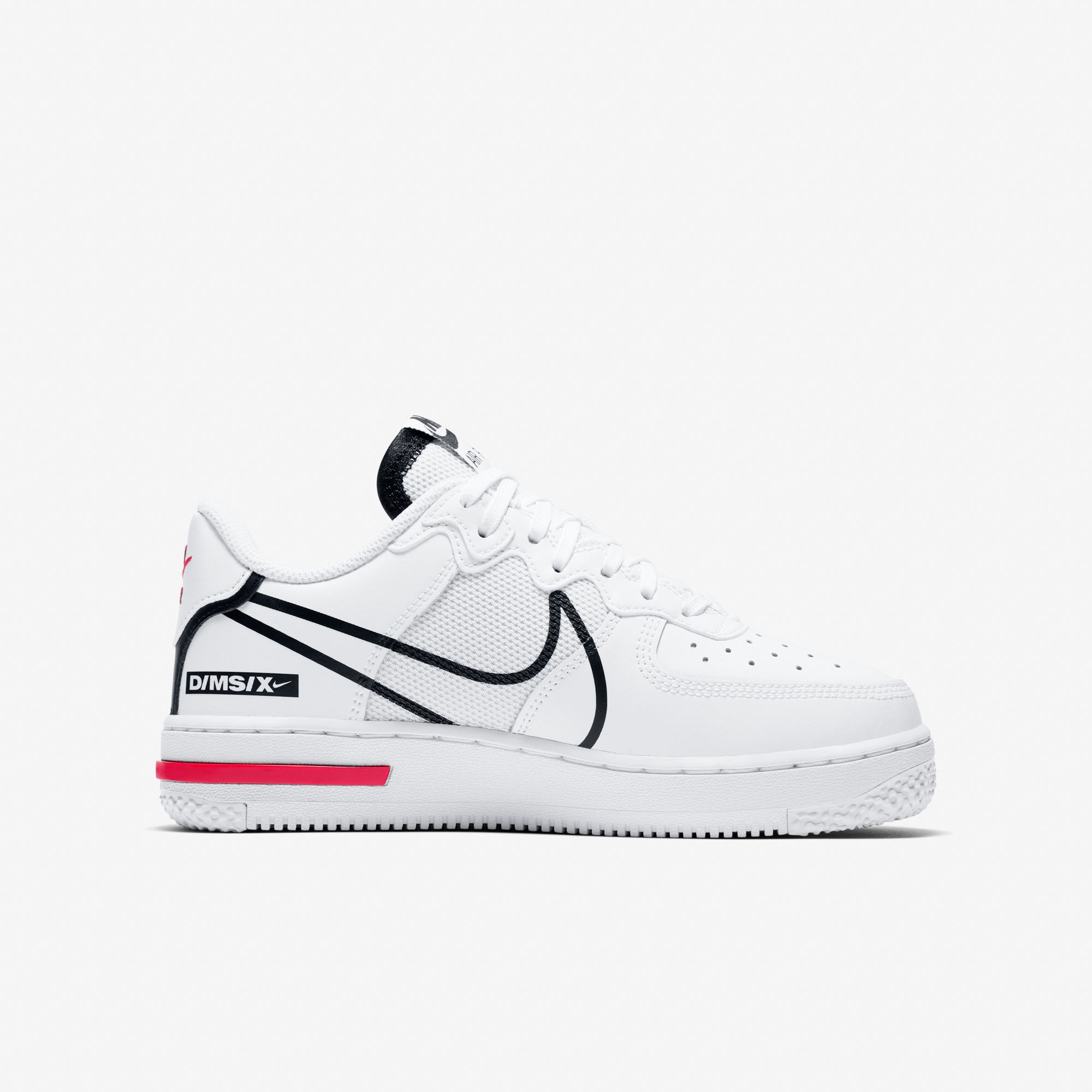 Nike Air Force 1 React - White/Red