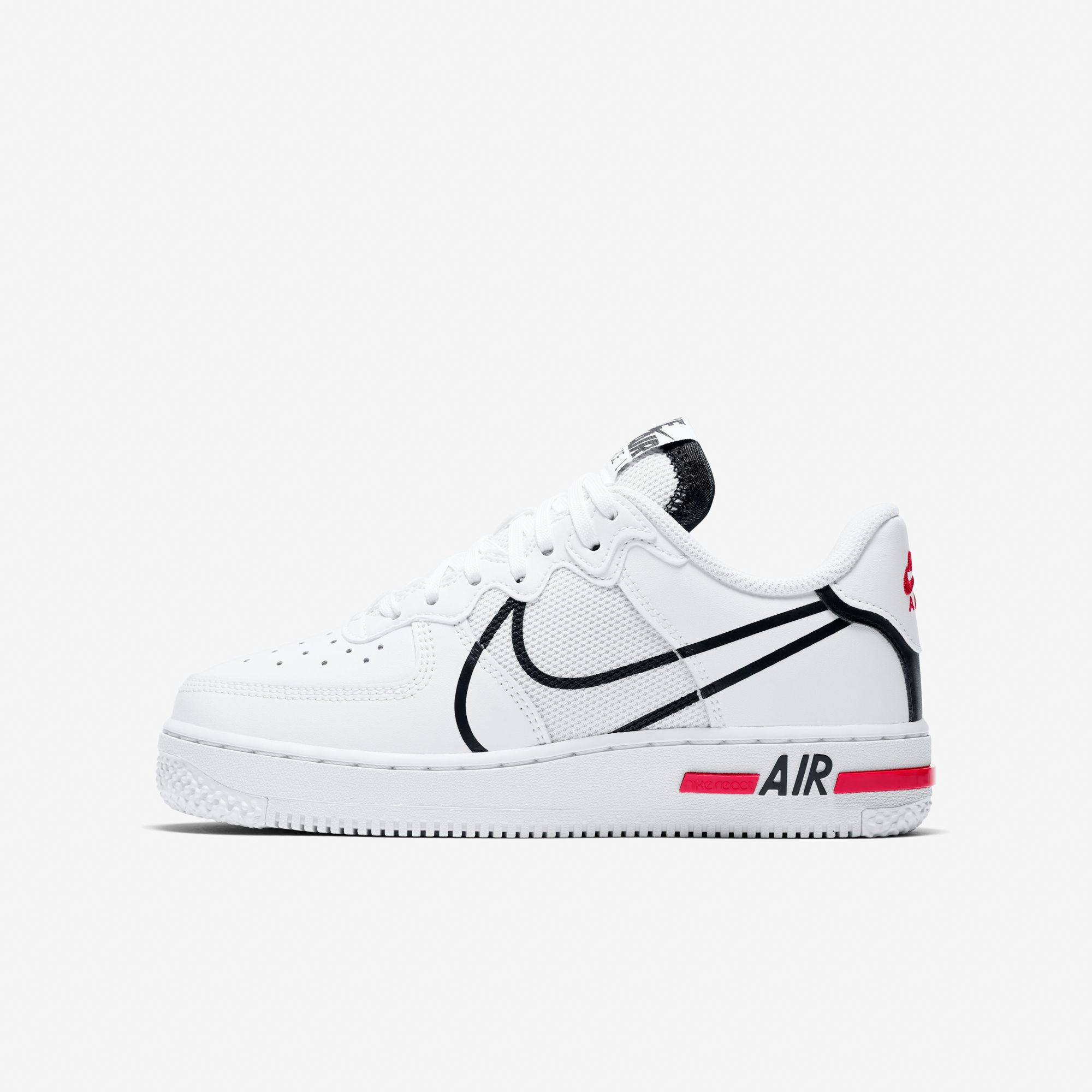 Nike Air Force 1 React - White/Red
