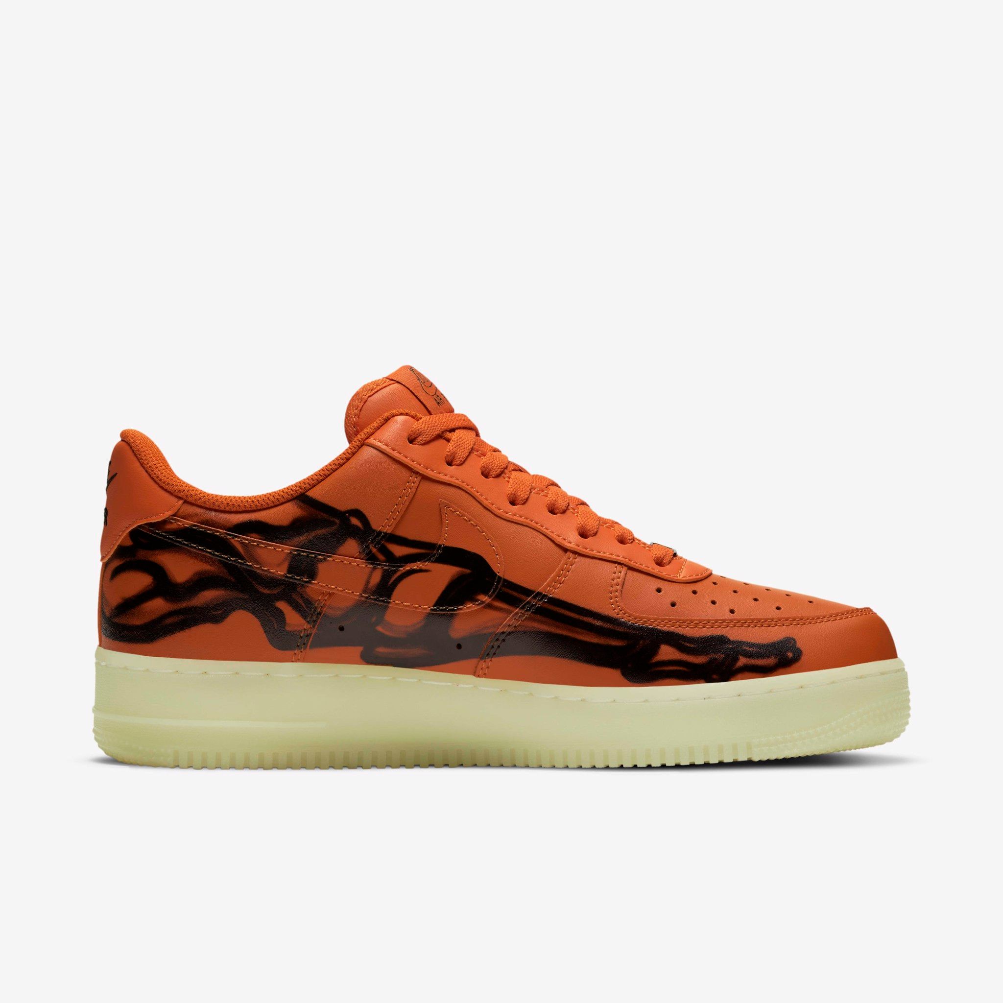 Nike Air Force 1 Skeleton - Orange