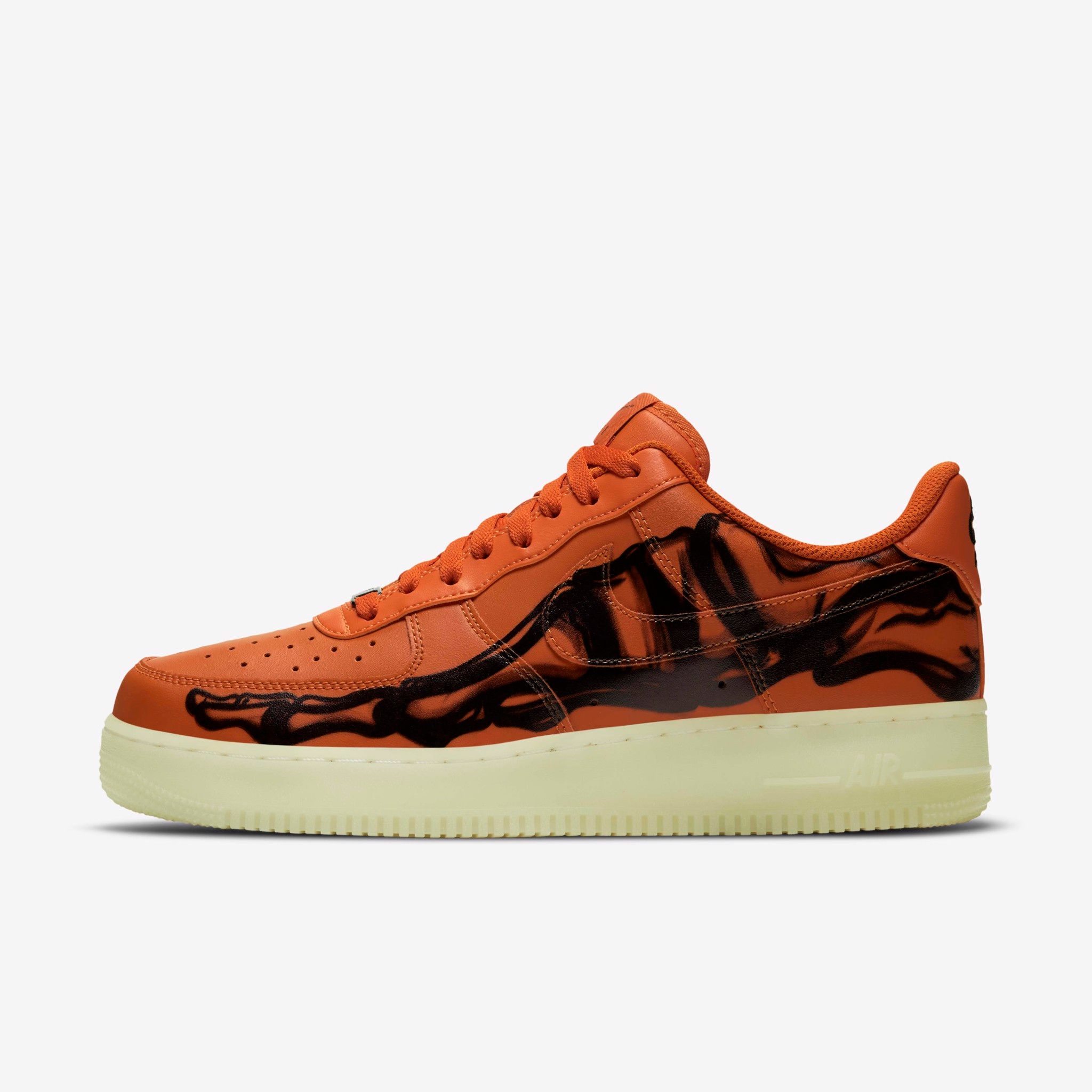 Nike Air Force 1 Skeleton - Orange