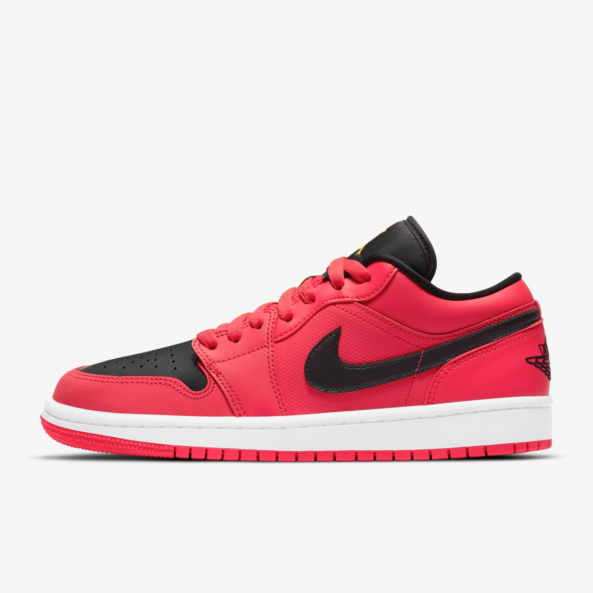  Air Jordan 1 Low WMNS - Siren Red/University Gold/Black 