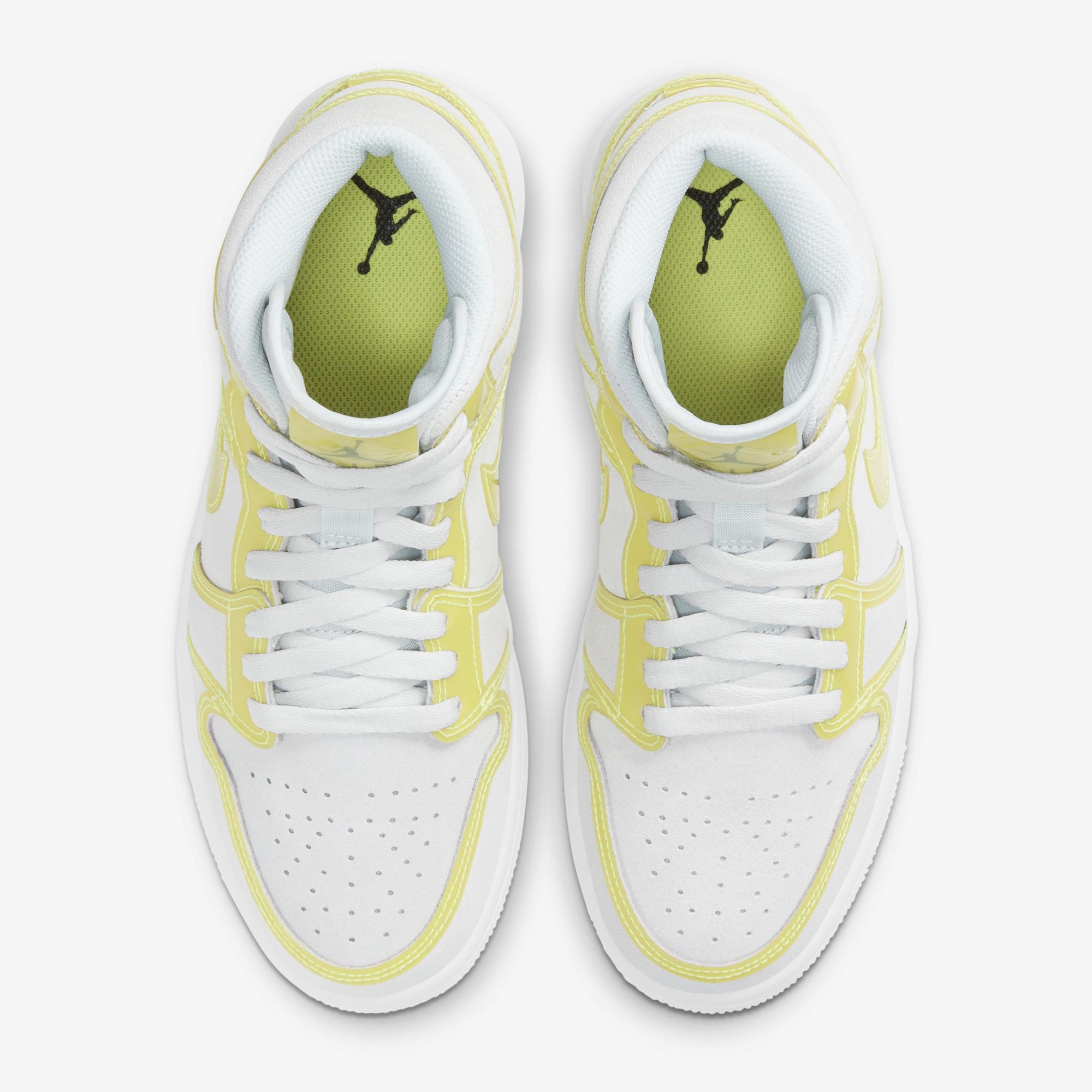 Air Jordan 1 Mid LX - White/Opti Yellow