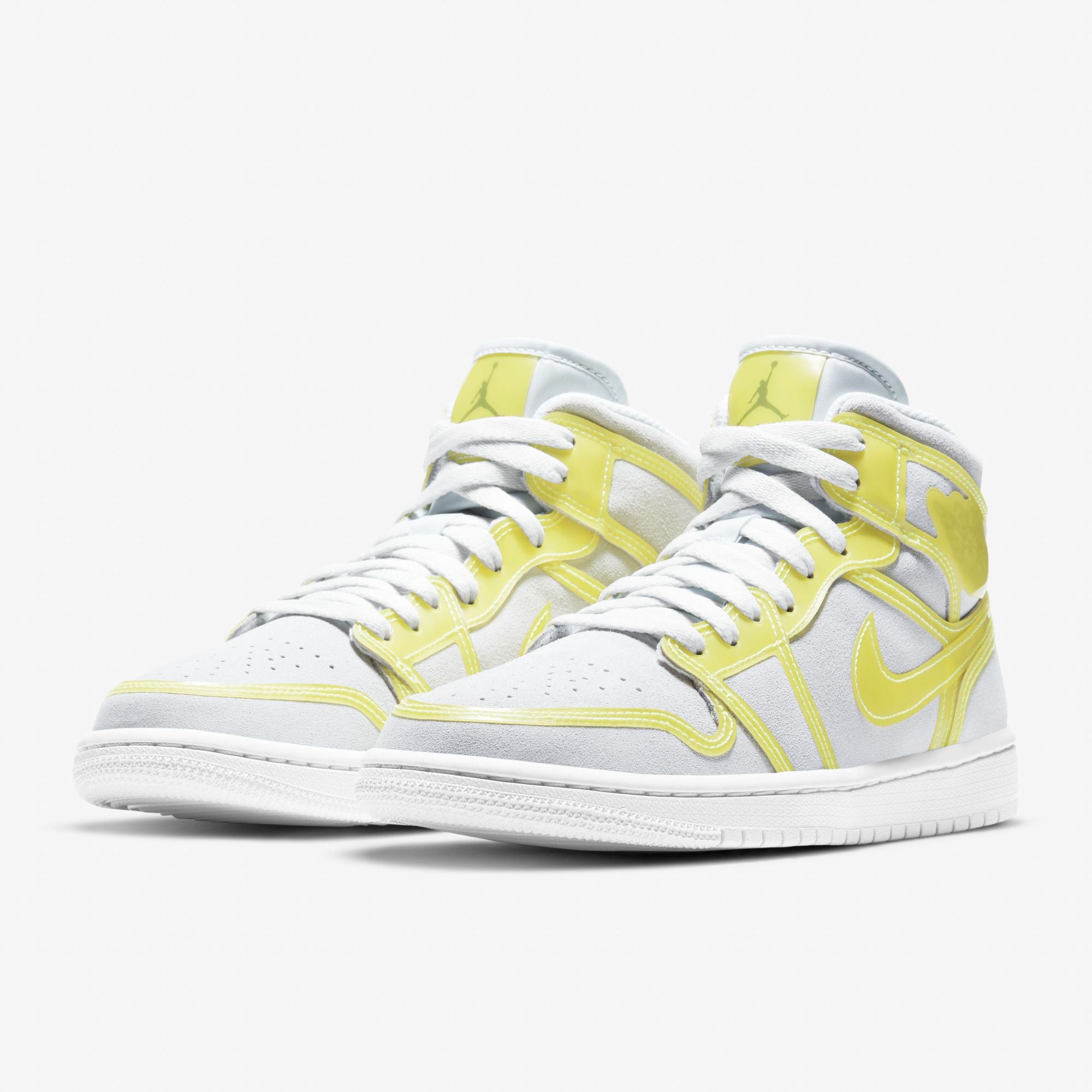 Air Jordan 1 Mid LX - White/Opti Yellow
