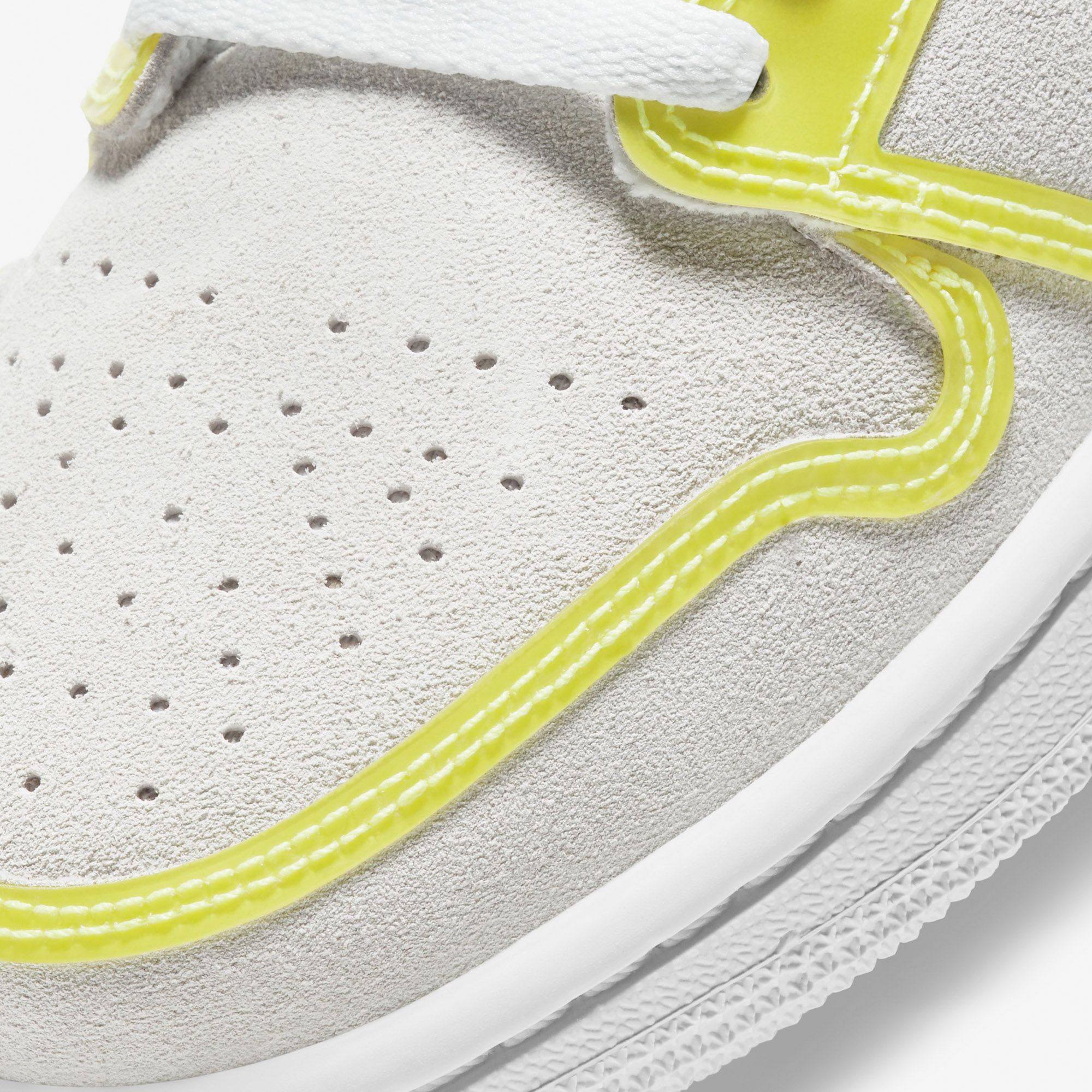 Air Jordan 1 Mid LX - White/Opti Yellow