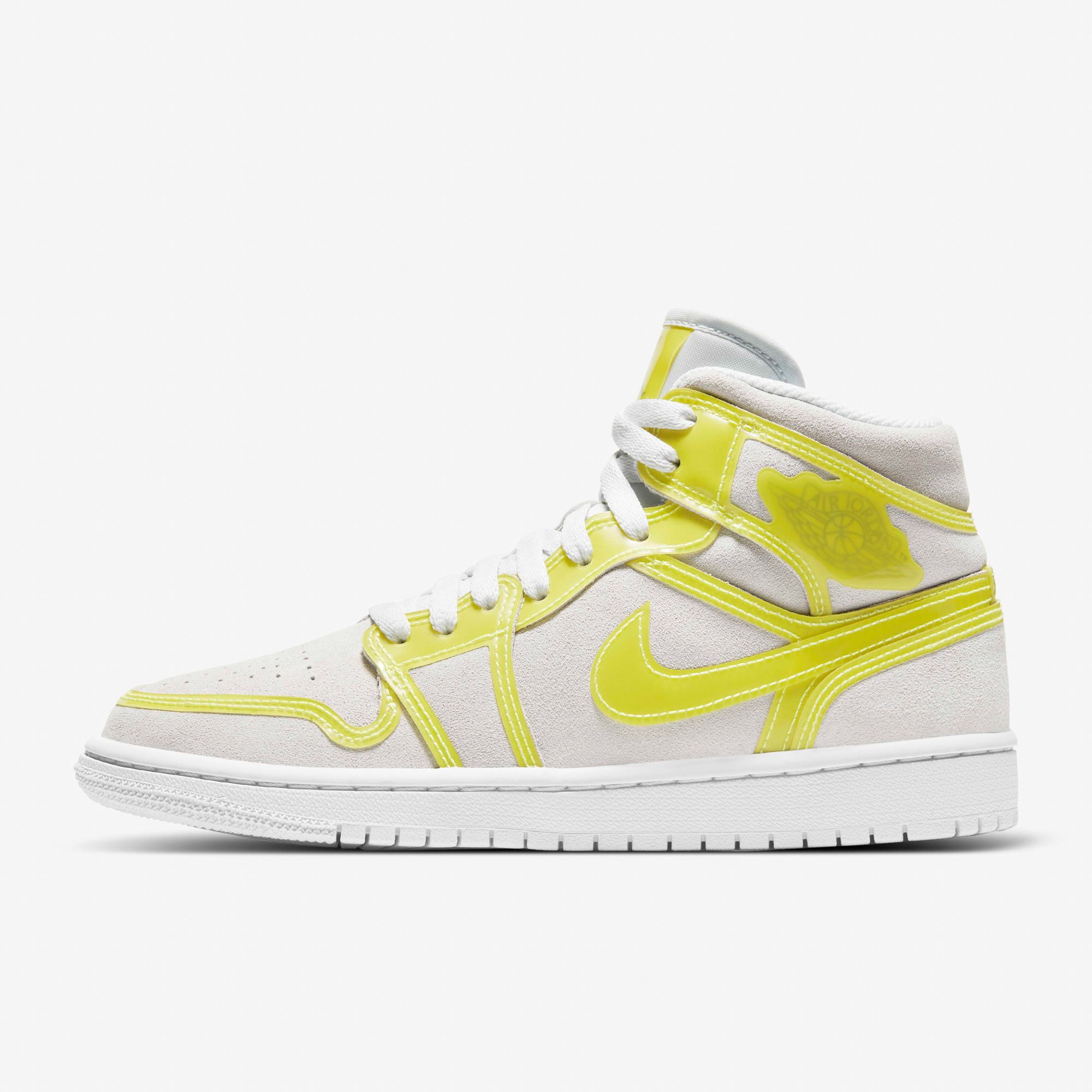Air Jordan 1 Mid LX - White/Opti Yellow