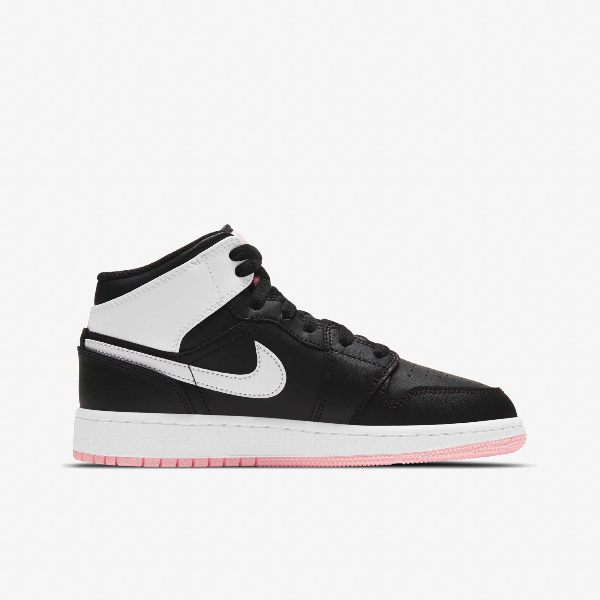Air Jordan 1 Mid GS - Black/Arctic Punch