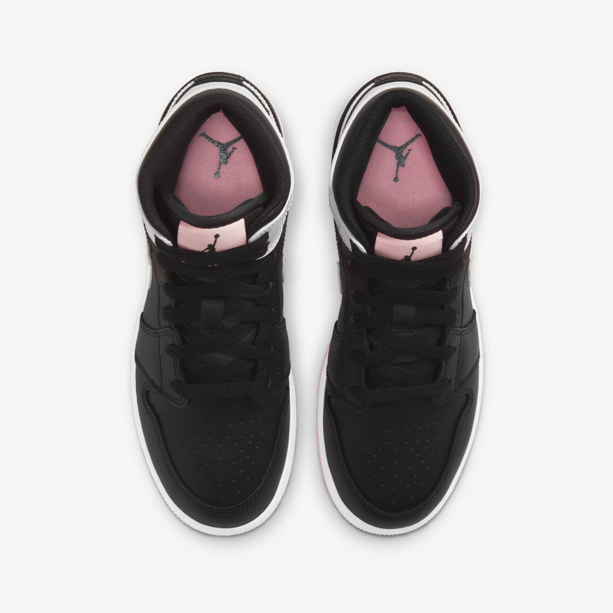 Air Jordan 1 Mid GS - Black/Arctic Punch