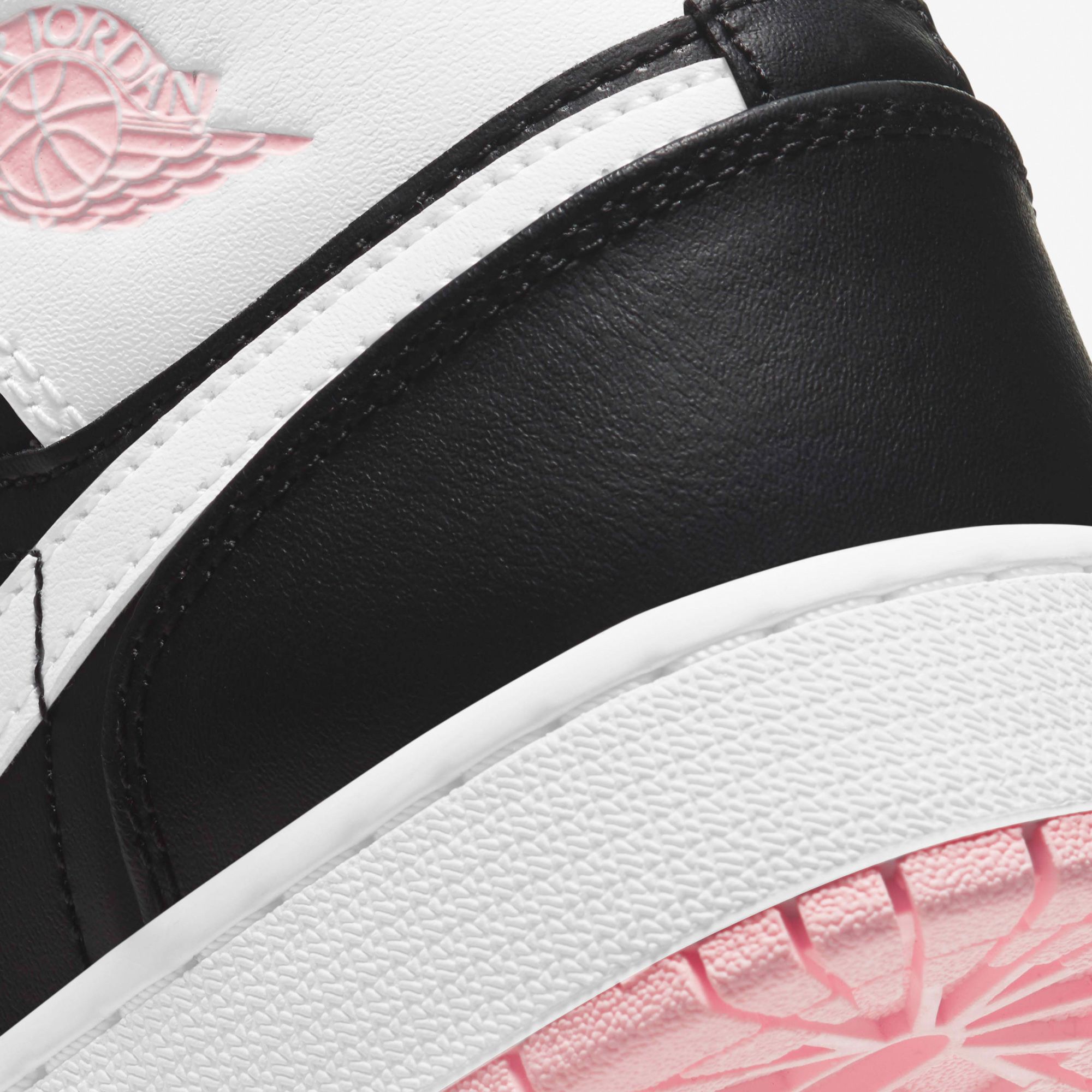 Air Jordan 1 Mid GS - Black/Arctic Punch
