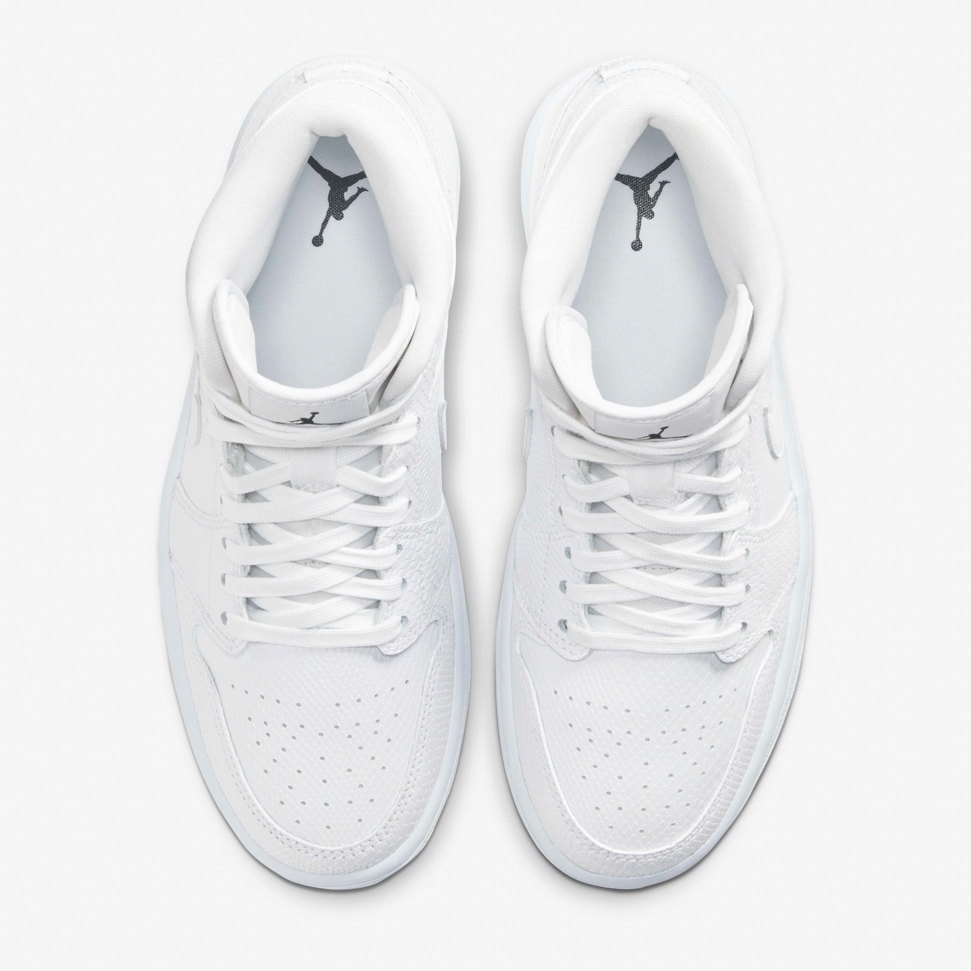 Air Jordan 1 Mid WMNS - White Snakeskin