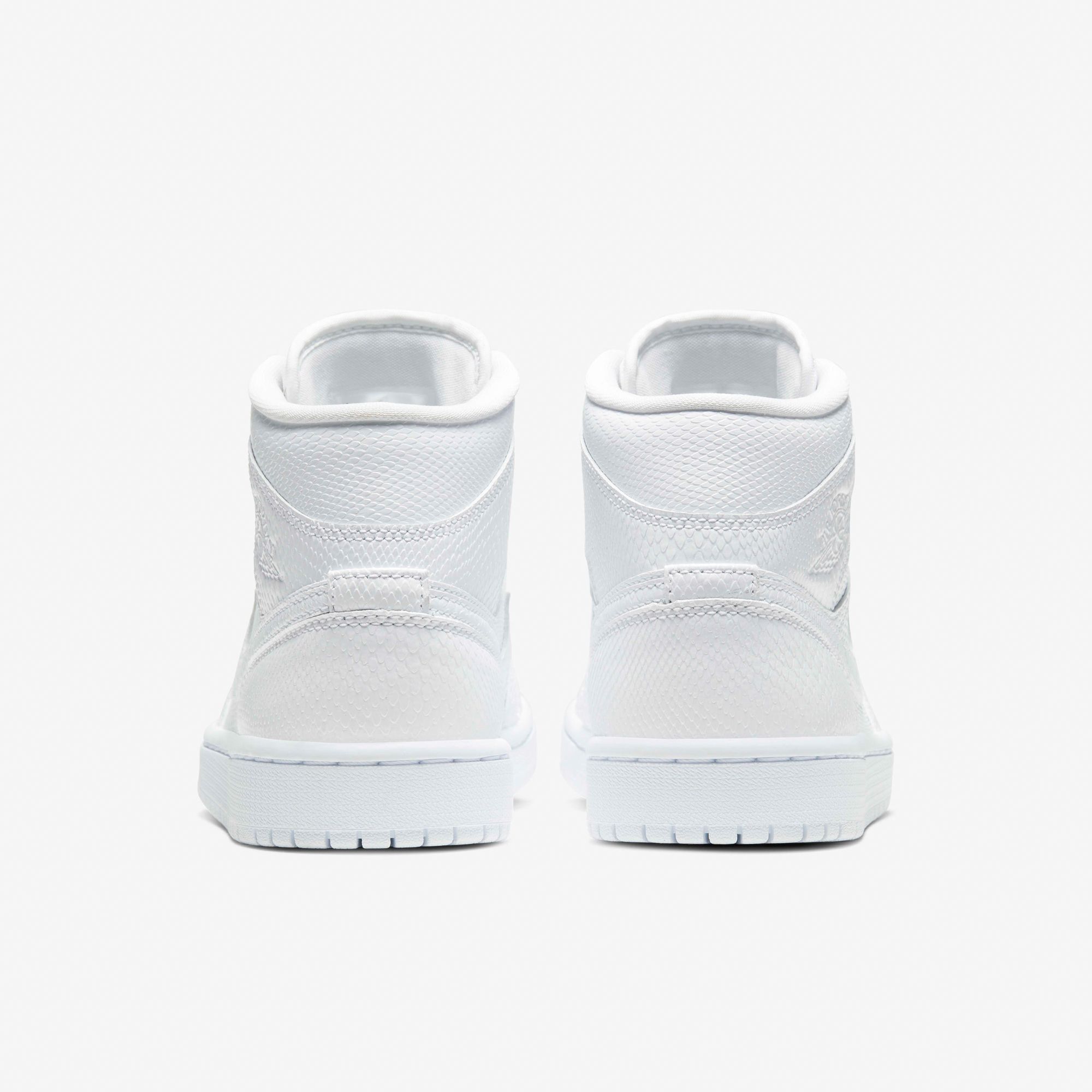 Air Jordan 1 Mid WMNS - White Snakeskin