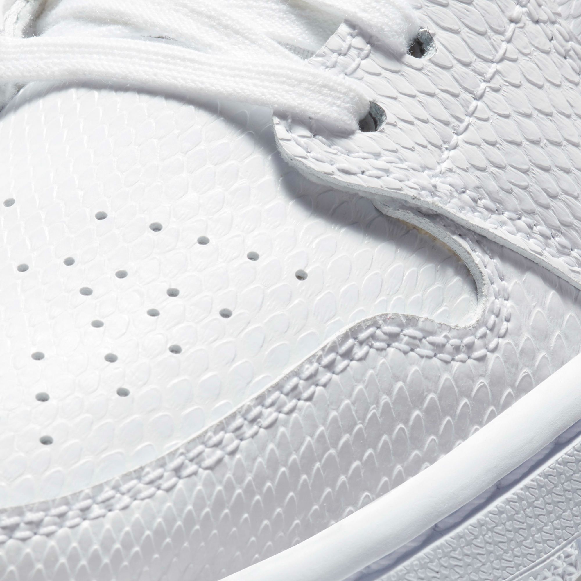 Air Jordan 1 Mid WMNS - White Snakeskin