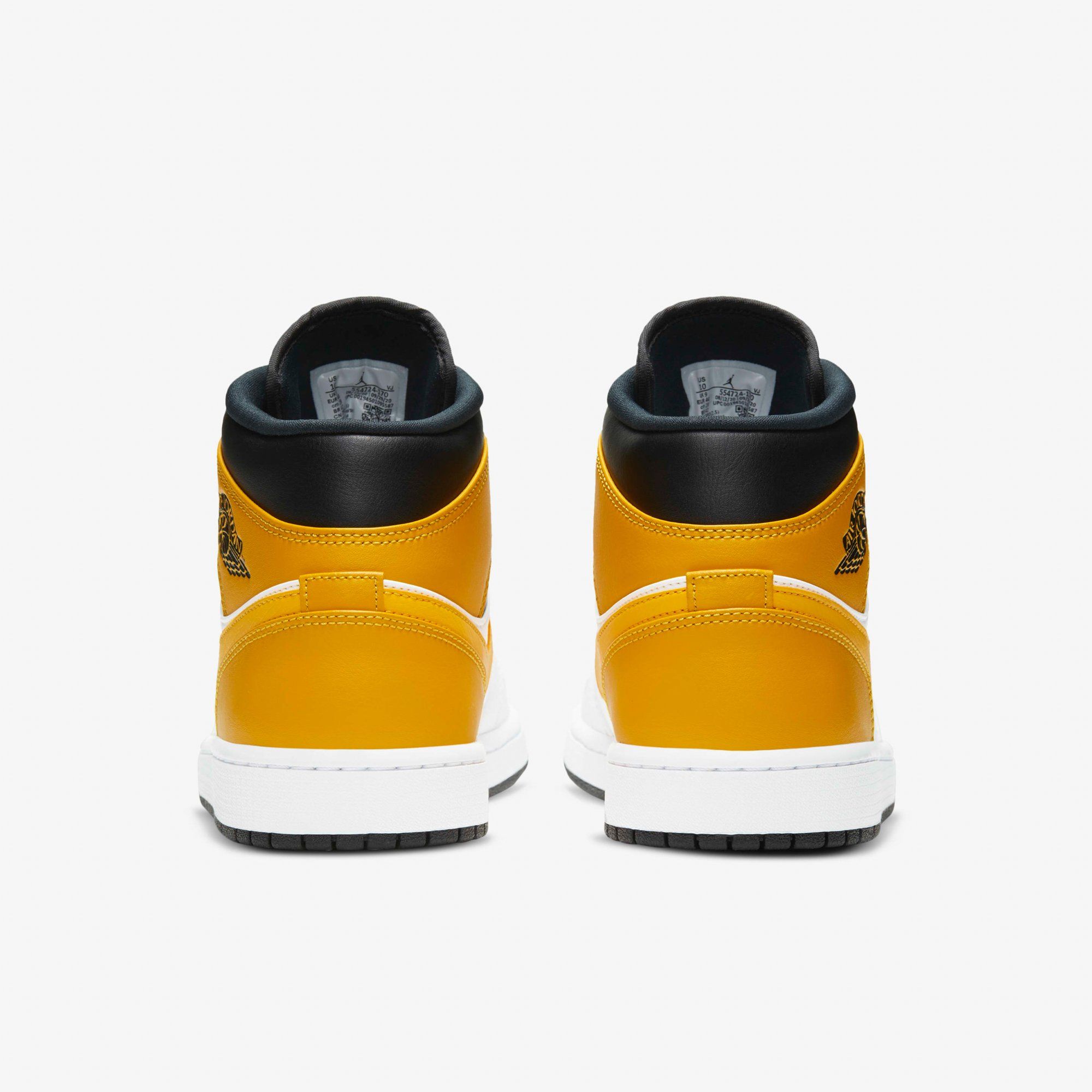 Air Jordan 1 Mid - White/University Gold