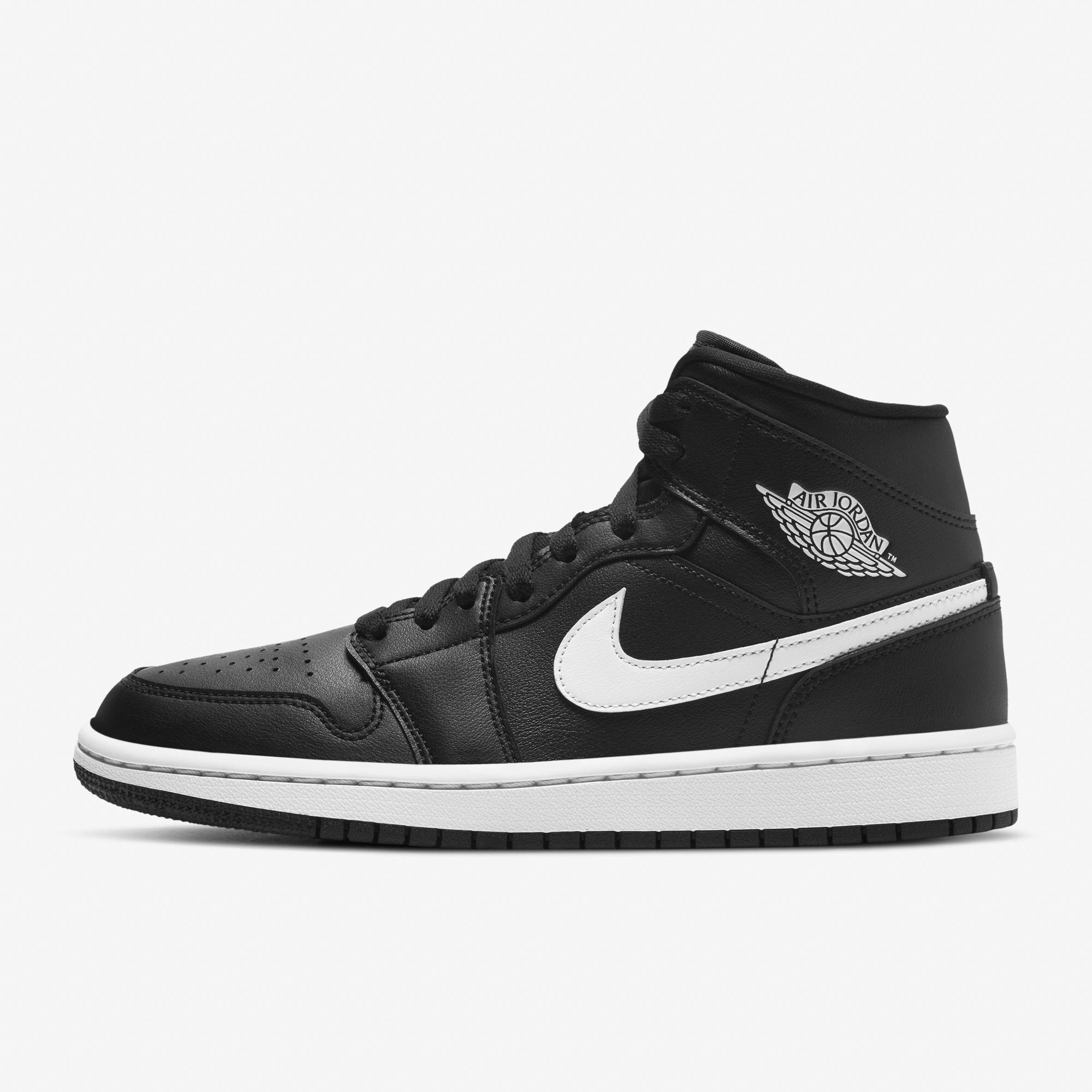 Air Jordan 1 Mid WMNS - Black/White