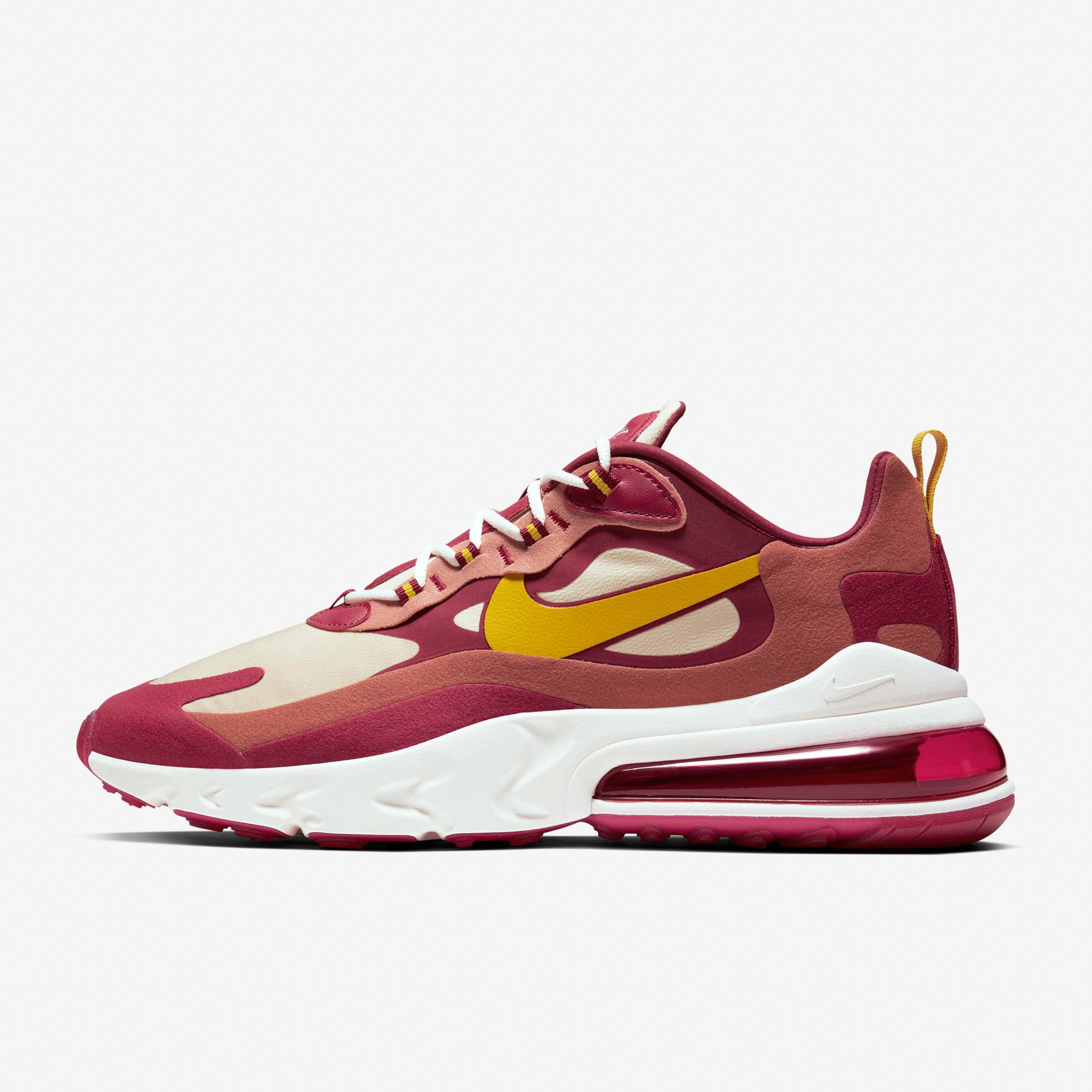 Nike Air Max 270 React - Noble Red/Team Gold