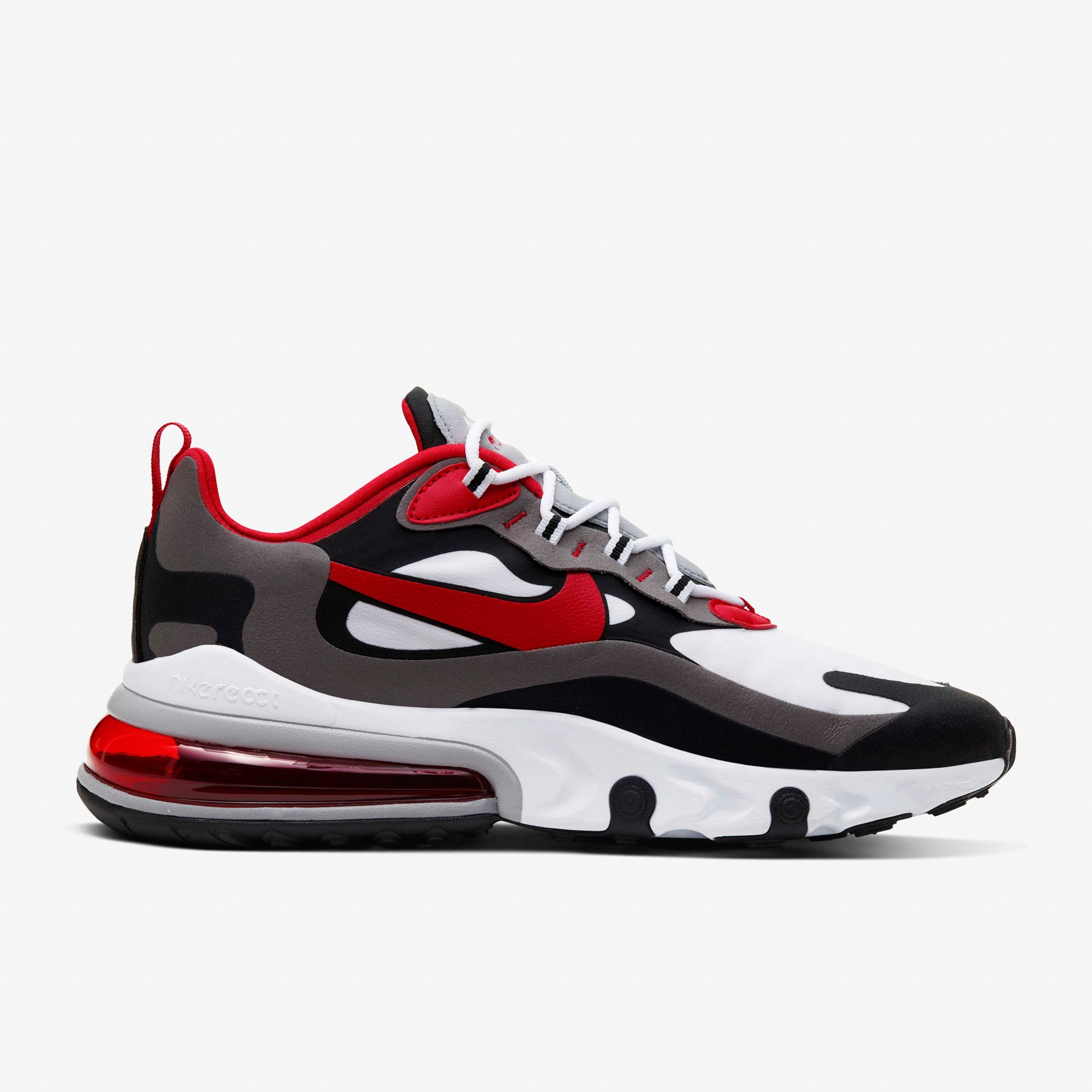 Nike Air Max 270 React - Iron Grey/University Red
