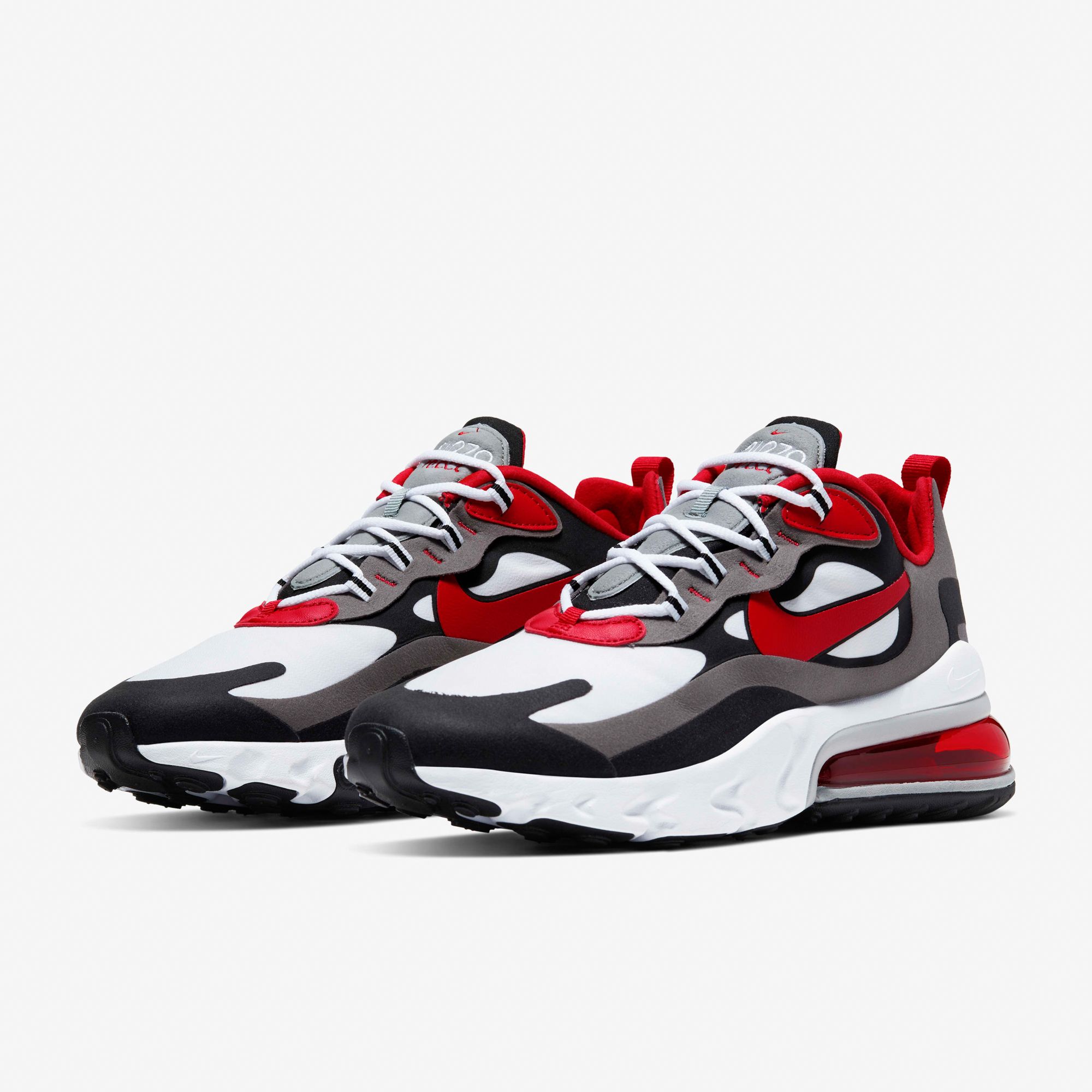 Nike Air Max 270 React - Iron Grey/University Red
