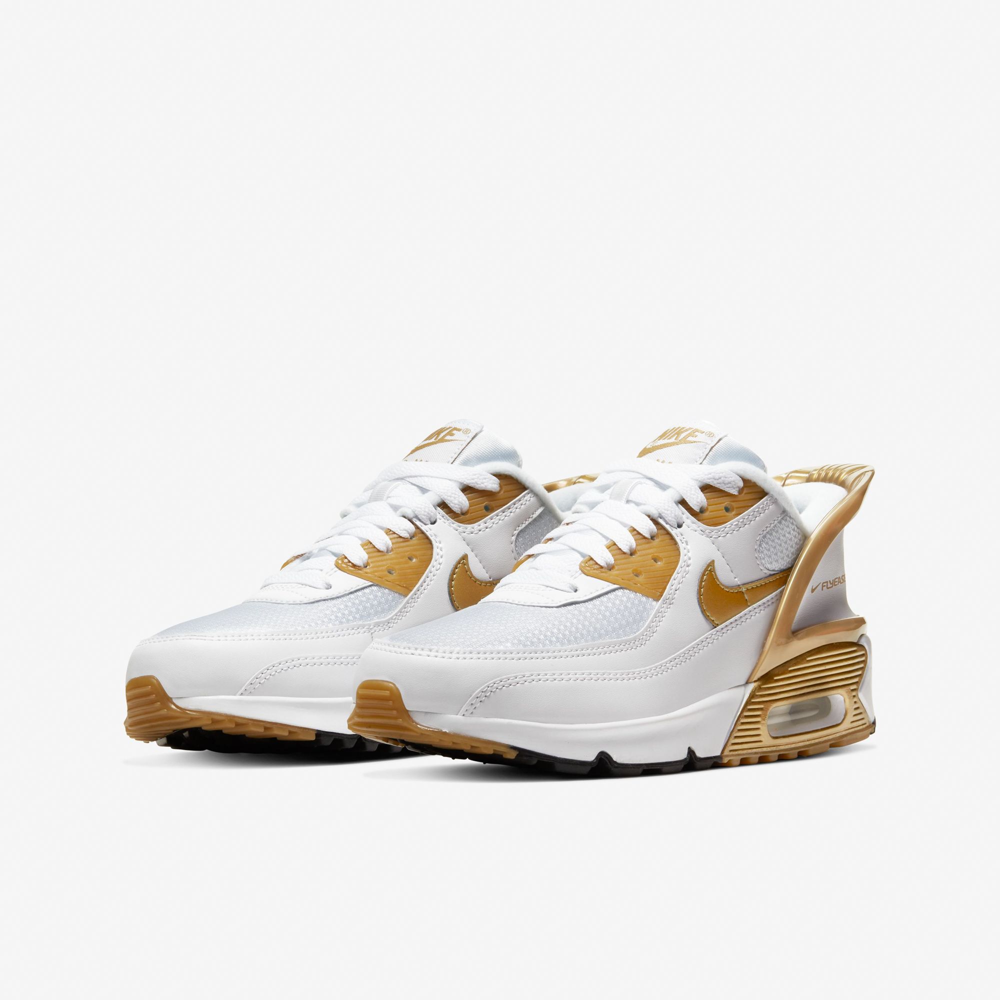 Nike Air Max 90 Flyease 'White/Gold'