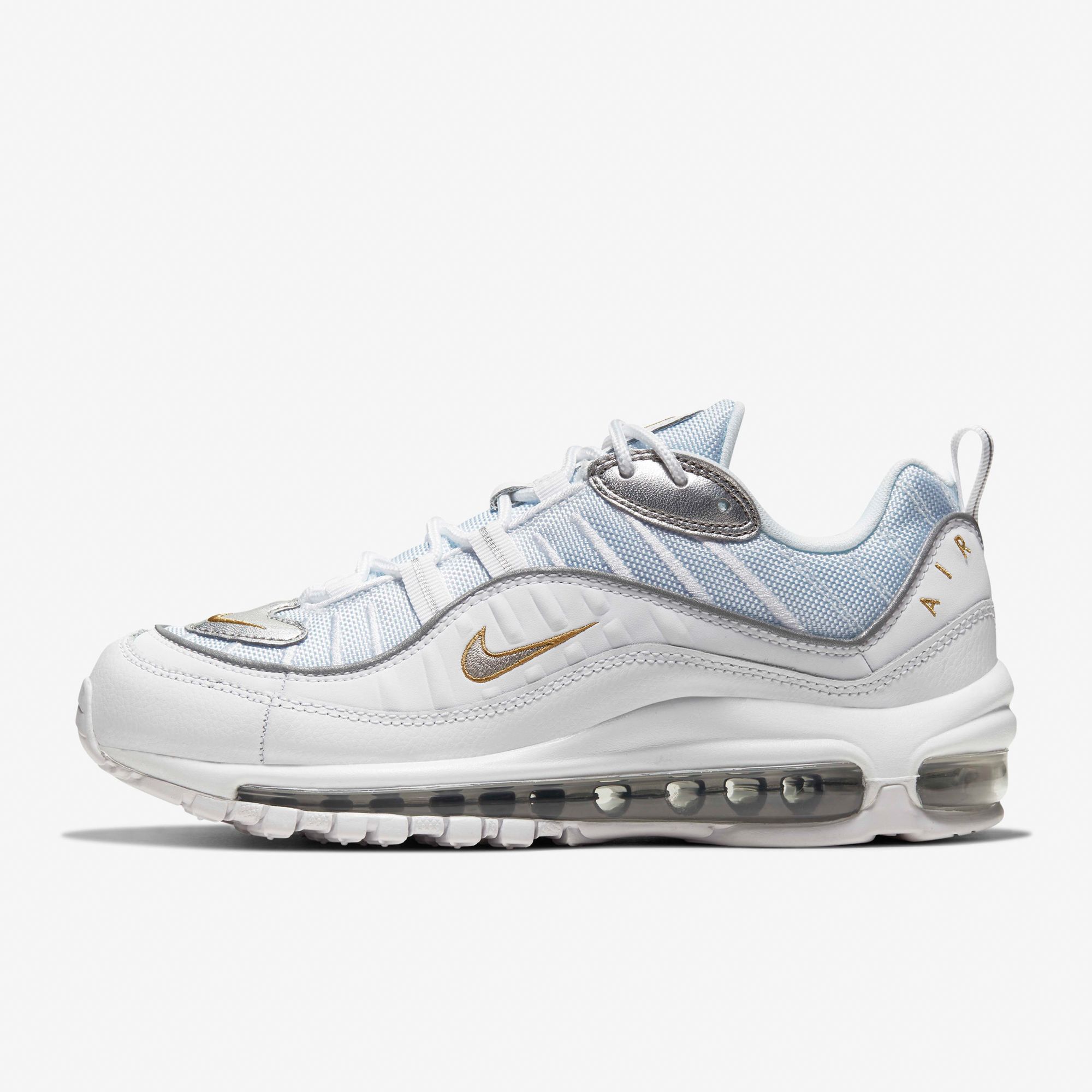 Nike Air Max 98 - White/Silver/Gold
