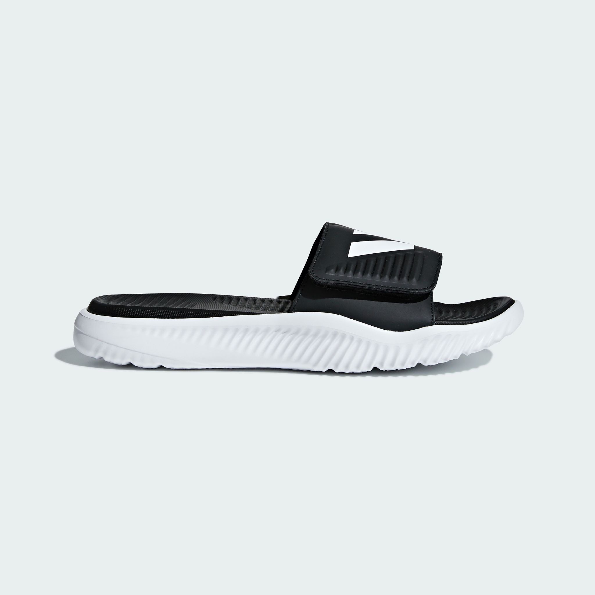 adidas Alphabounce Basketball Slide 'White/Black'