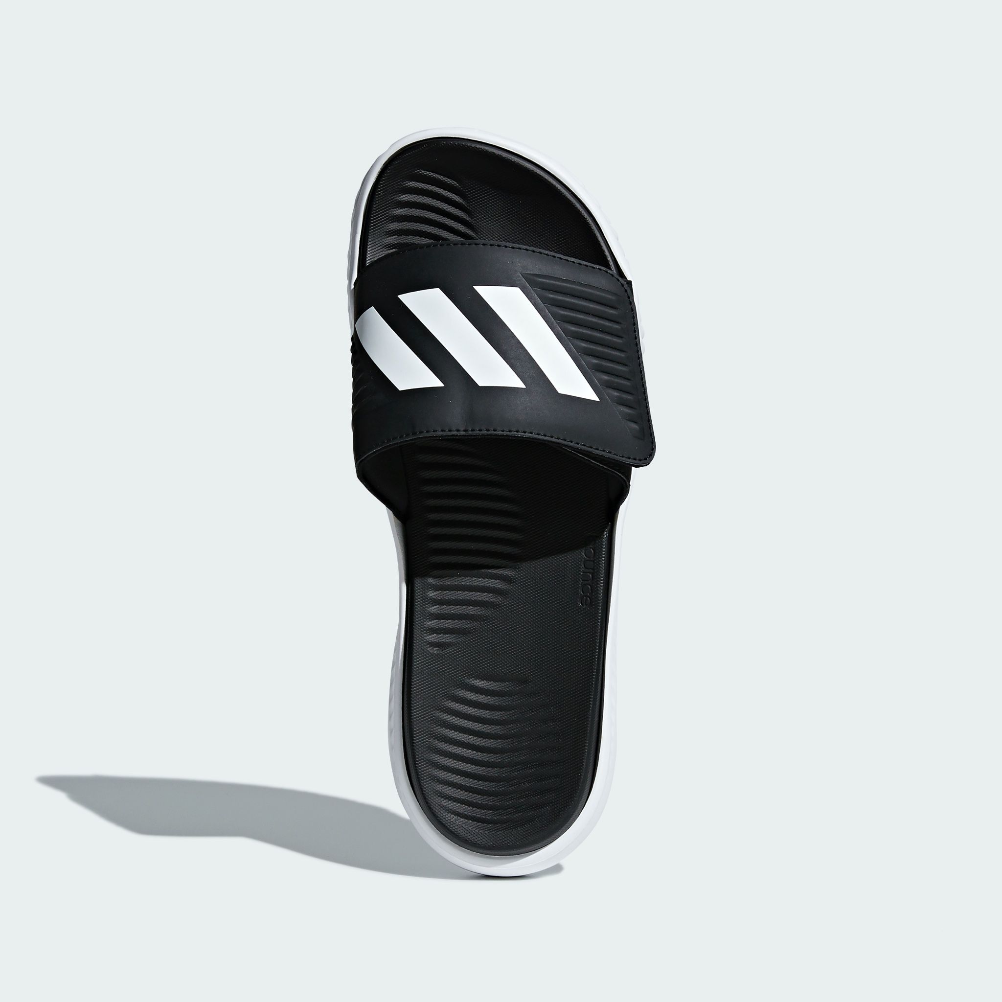 adidas Alphabounce Basketball Slide 'White/Black'