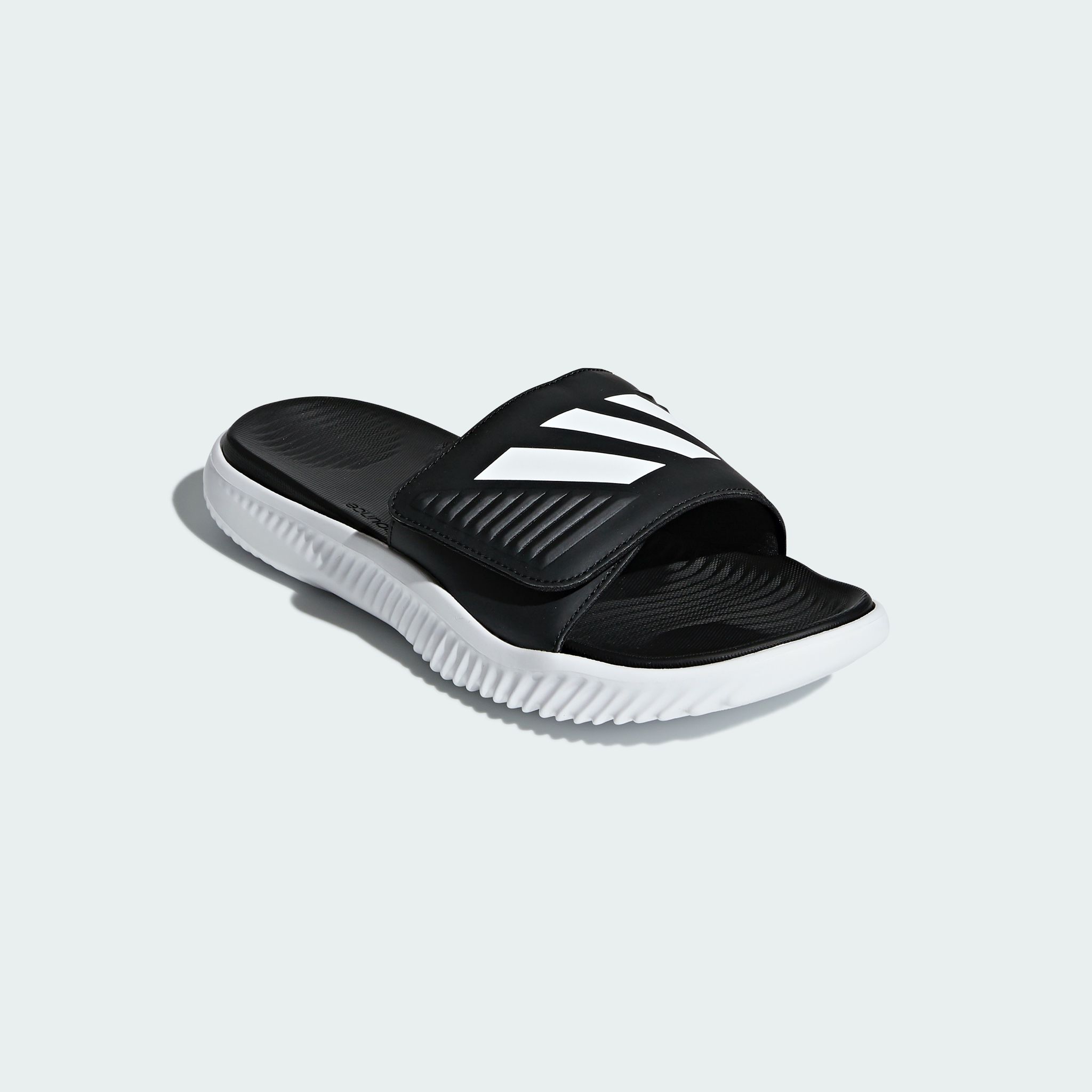 adidas Alphabounce Basketball Slide 'White/Black'