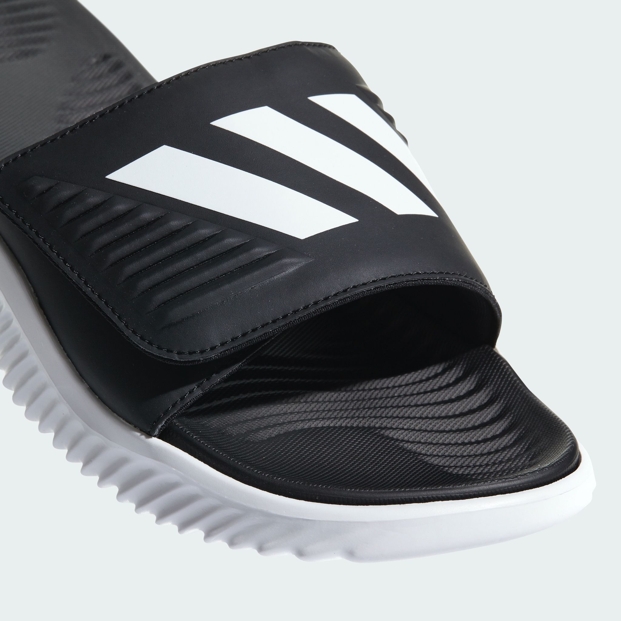 adidas Alphabounce Basketball Slide 'White/Black'