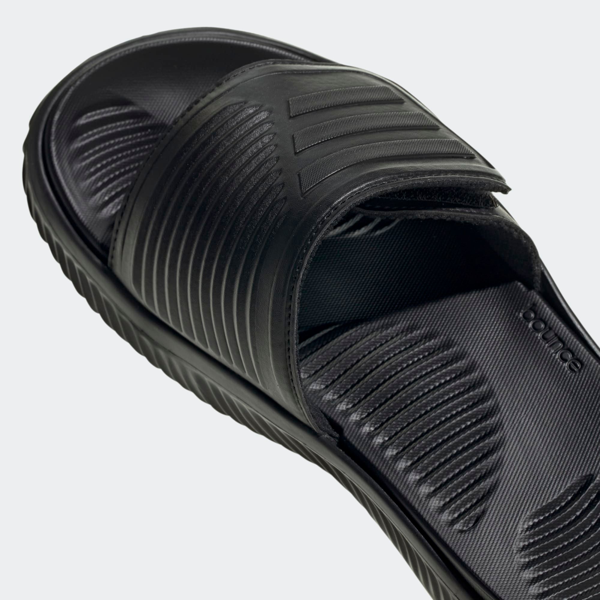  adidas Alphabounce Slides - Black 