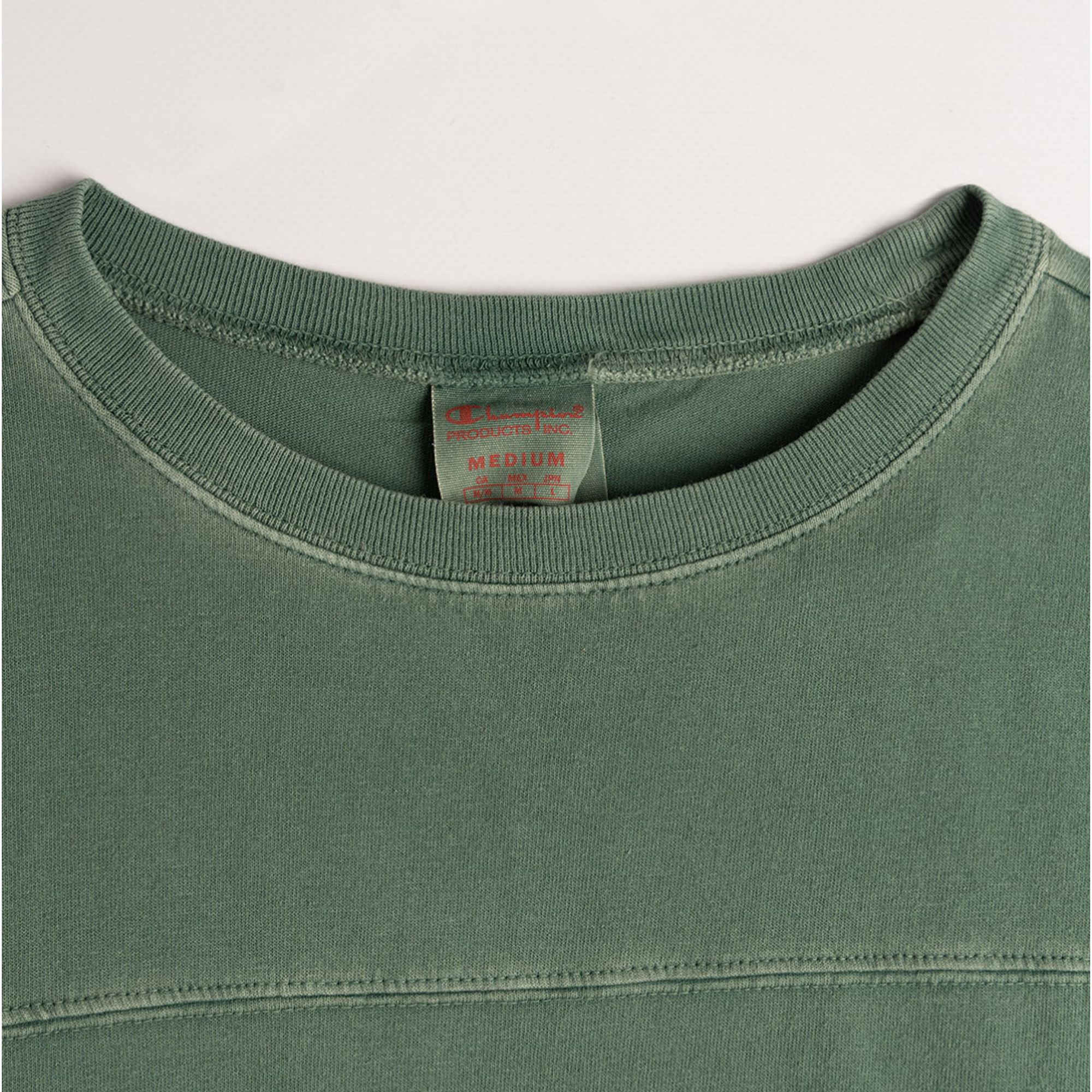 Champion Premium Acid Wash Reverse Weave T-Shirt - Teal Blue