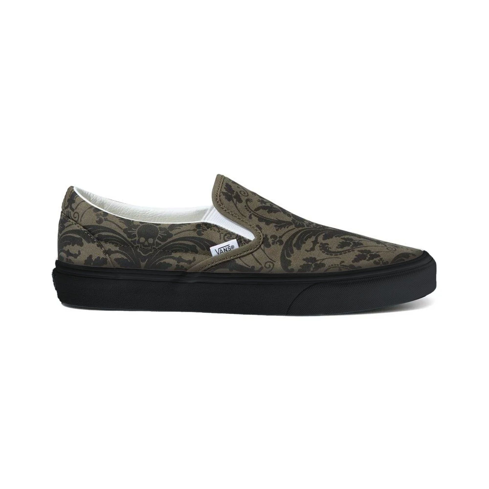  Vans Classic Slip-On - Skull Tapestry Grape Leaf 