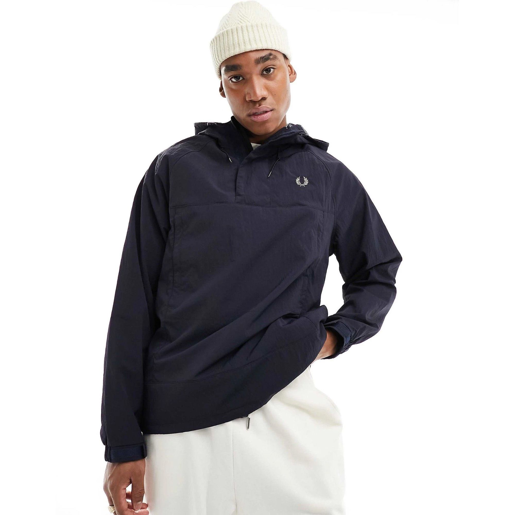 Fred Perry Overhead Shell Jacket - Navy