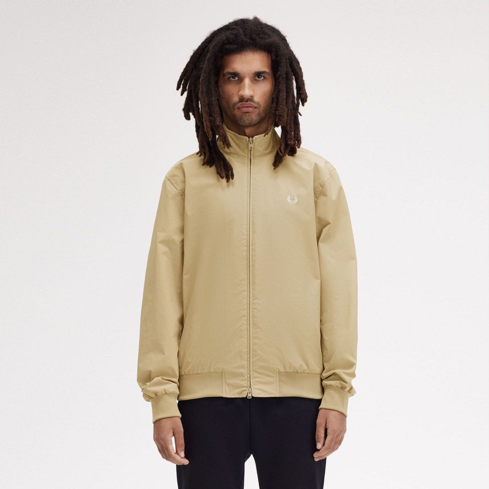 Fred Perry Brentham Jacket - Warm Stone