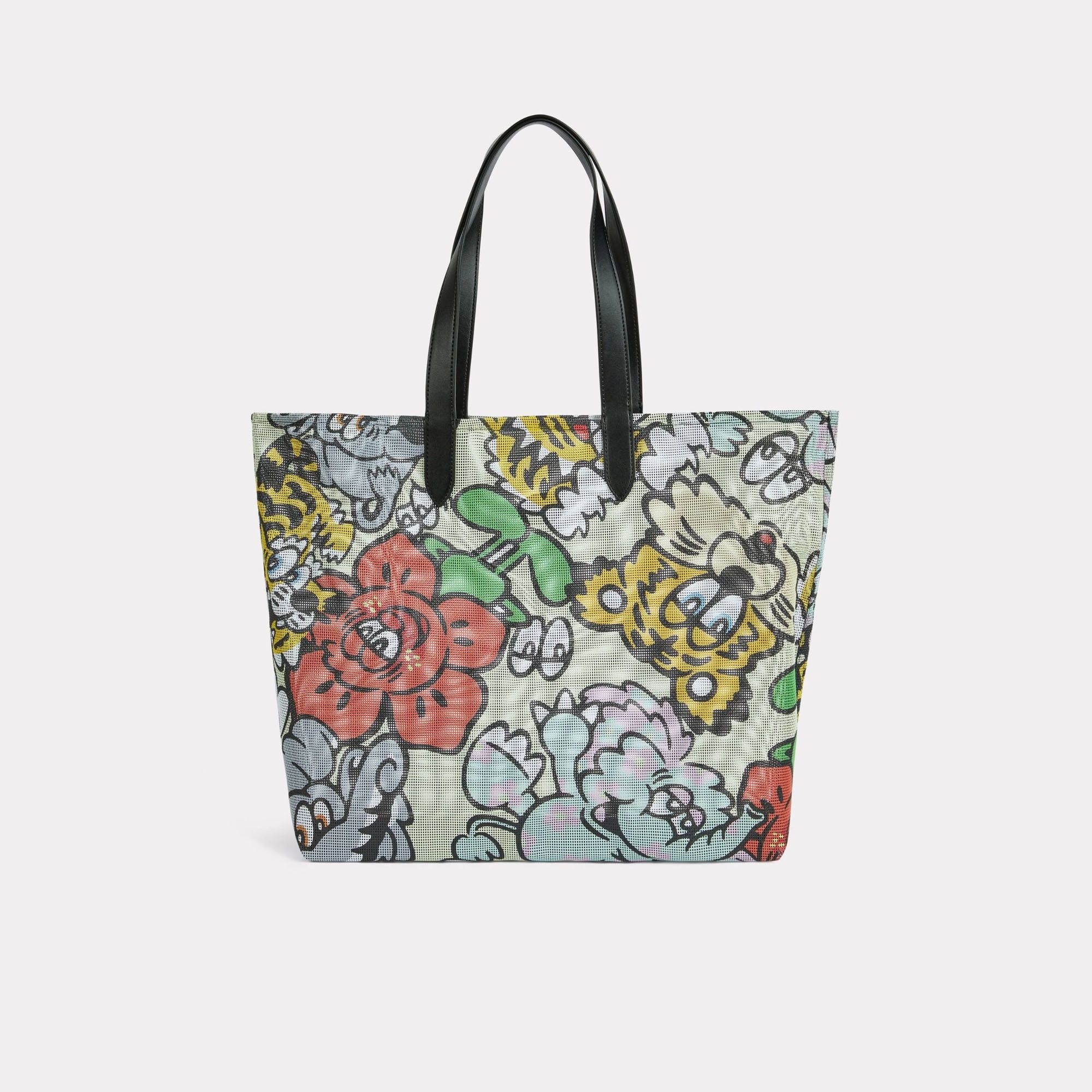 'KENZO Play' Large Tote Bag In Mesh - Multicolor