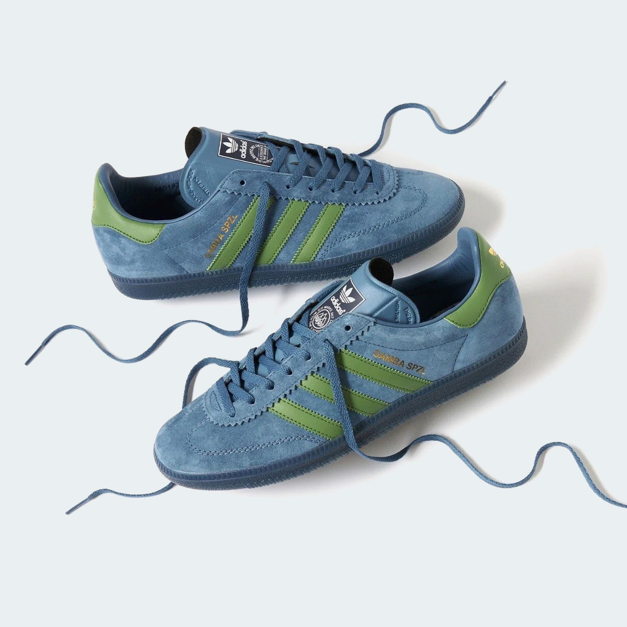 END. x adidas Samba Deco SPZL - Blue