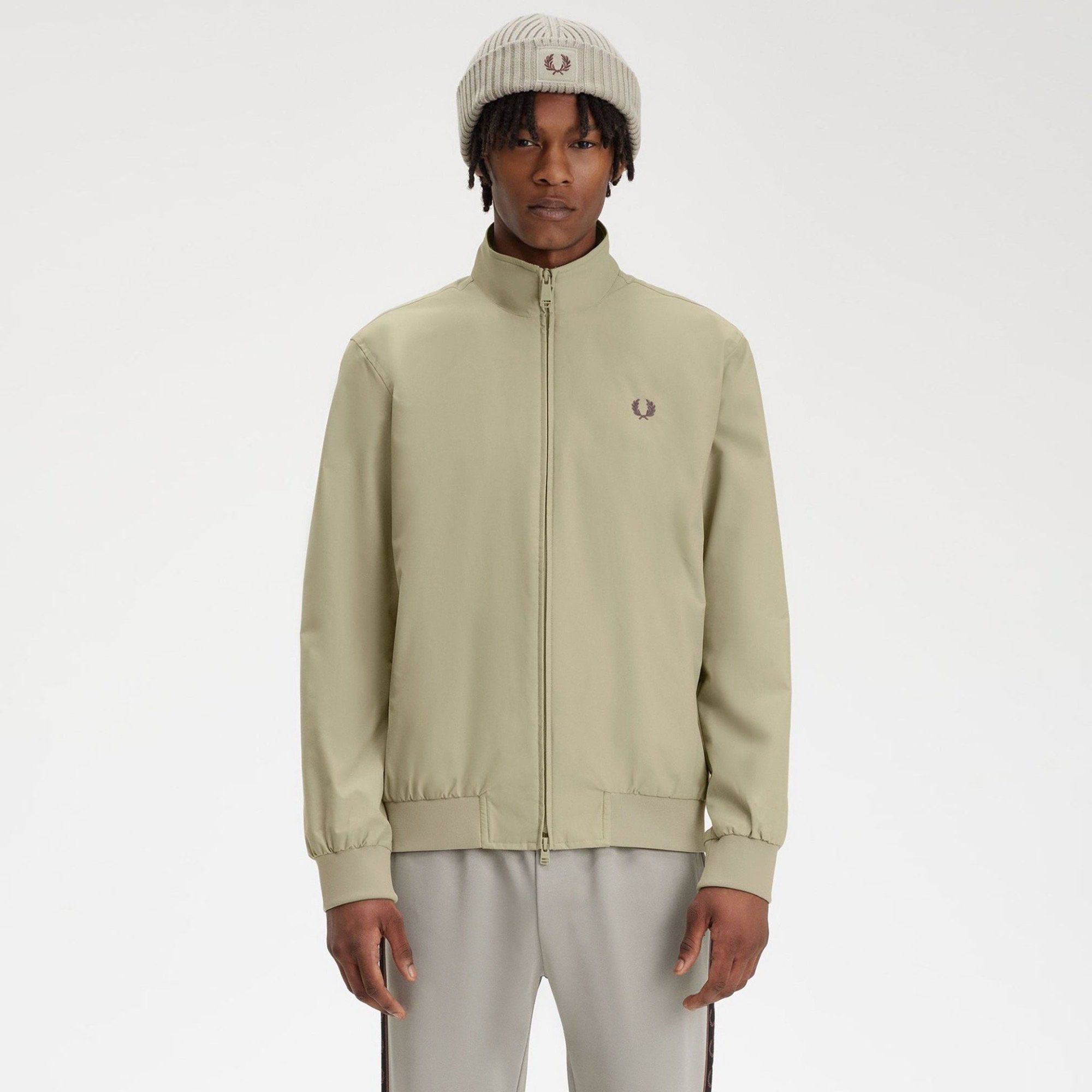 Fred Perry Brentham Jacket - Warm Grey