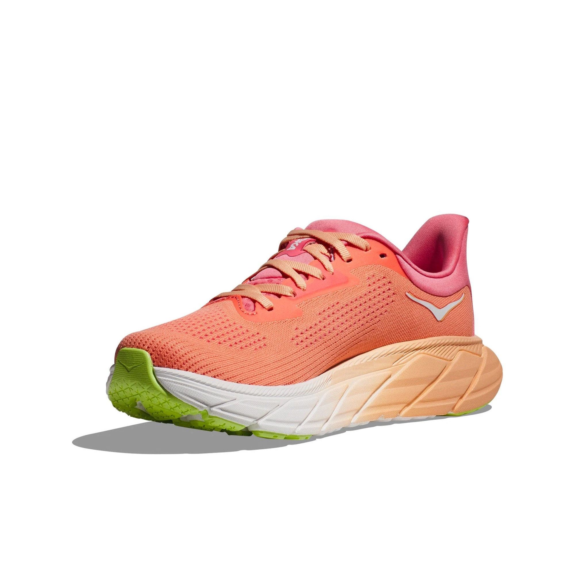  Hoka Arahi 7 Wide - Papaya / Coral 