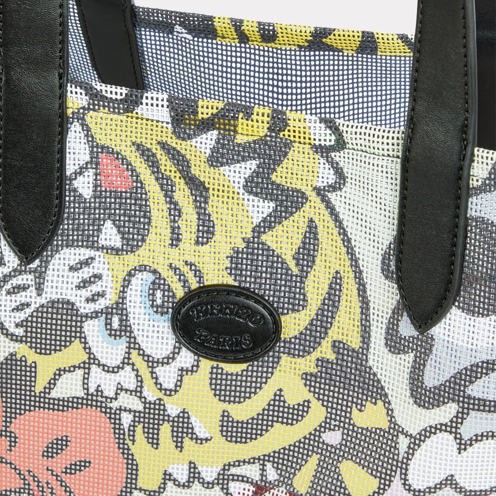 'KENZO Play' Large Tote Bag In Mesh - Multicolor