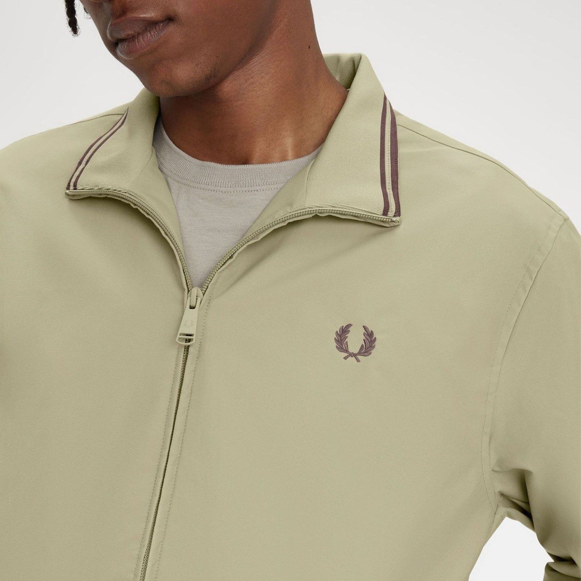 Fred Perry Brentham Jacket - Warm Grey