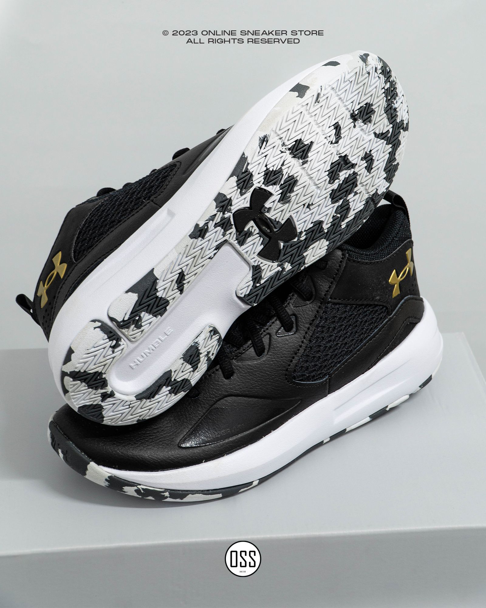  Under Armour 5 Lockdown - Black/White 